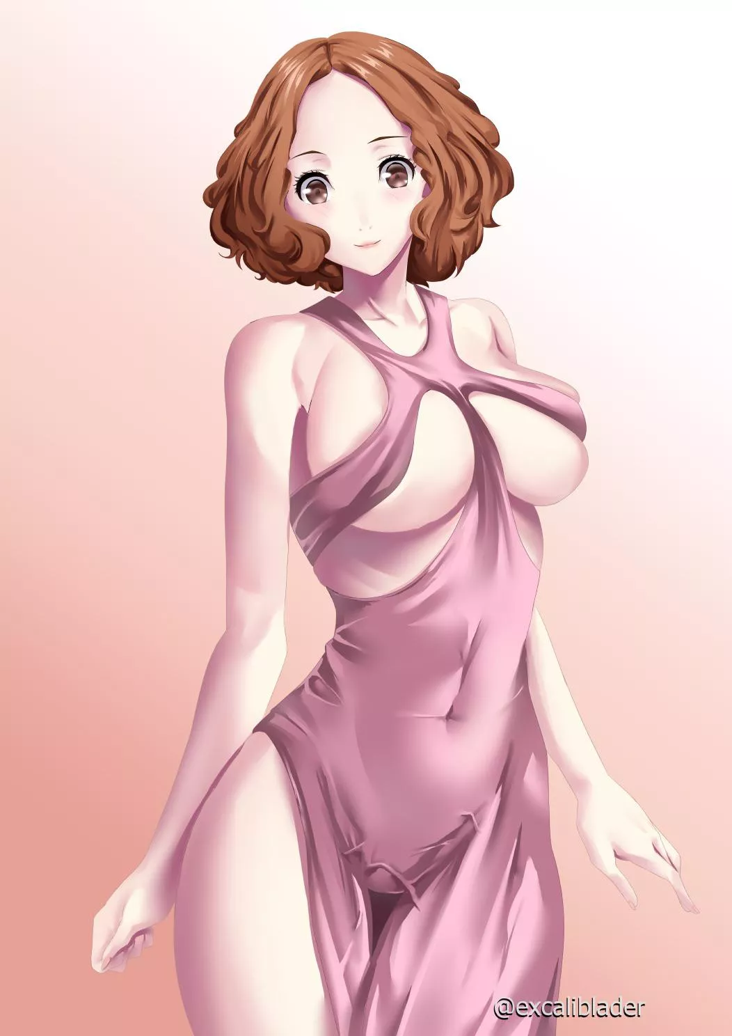 Haru in a dress