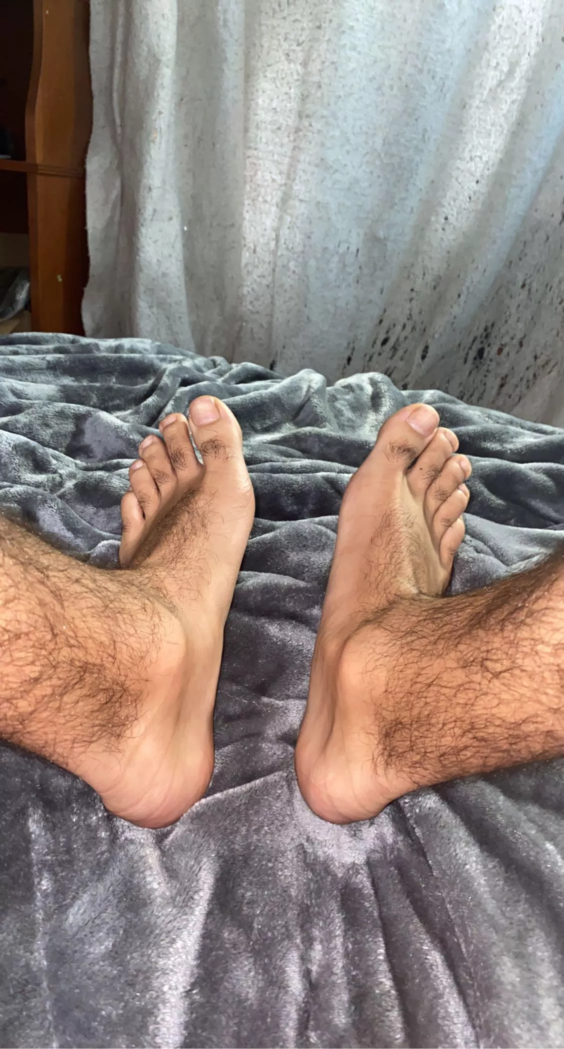 Have a lick of my hairy smelly feet;)