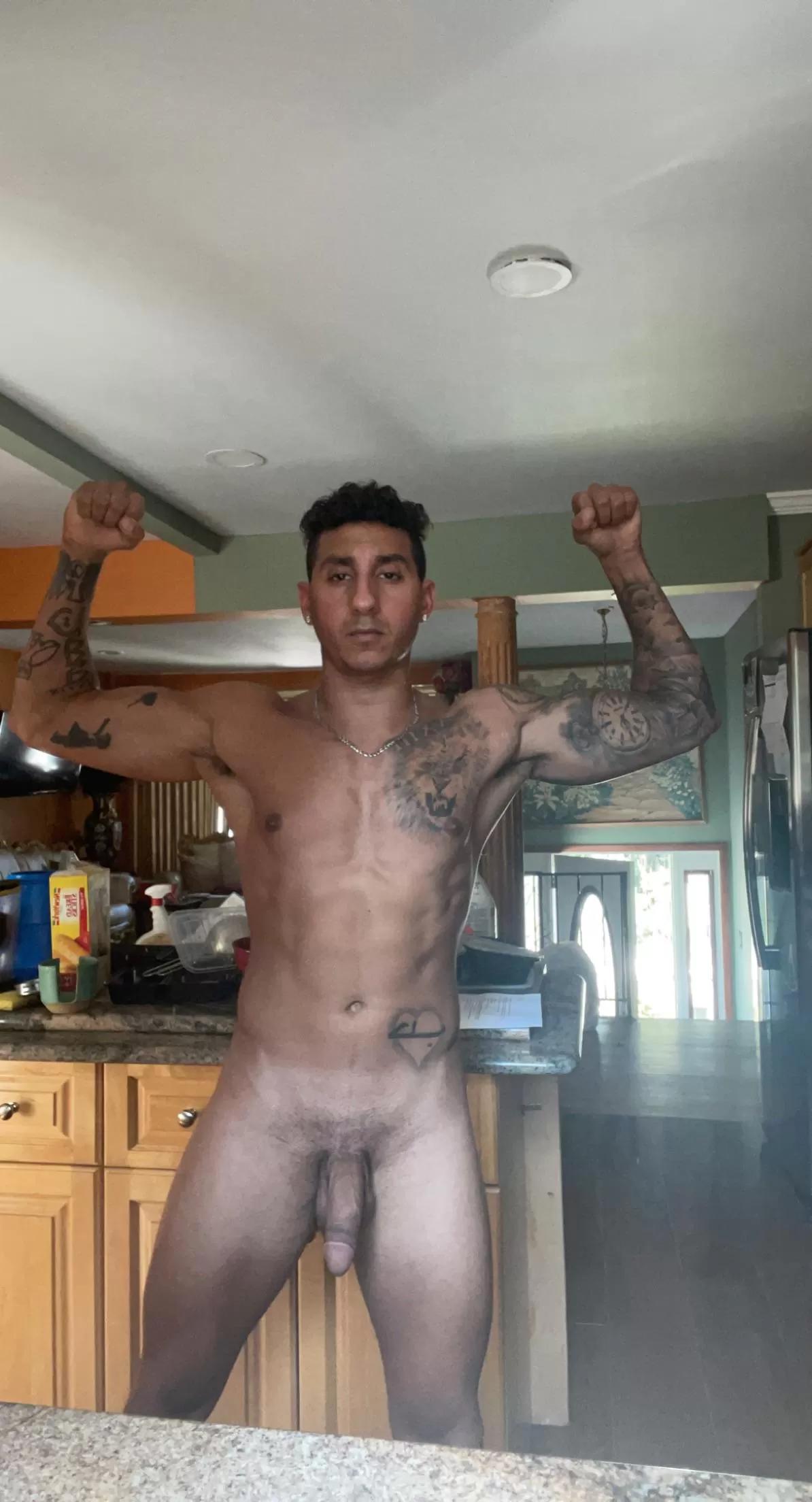 He ain’t even hard yet 😜 cum join me guys on OF-RONALDO94