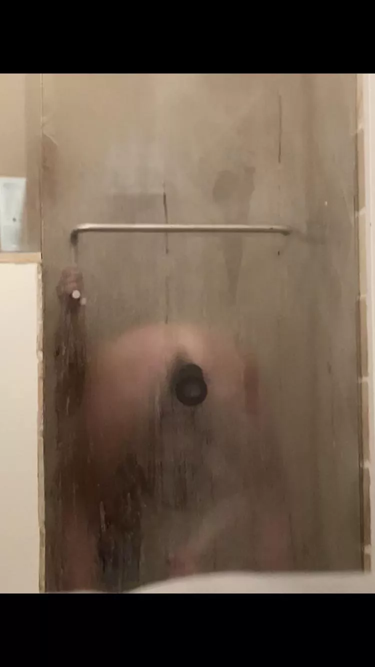 Heard my wife moaning the in the shower. She didnâ€™t know I was back.