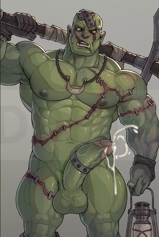 Heavy Armed Orc Warrior (@blueglueclue1)