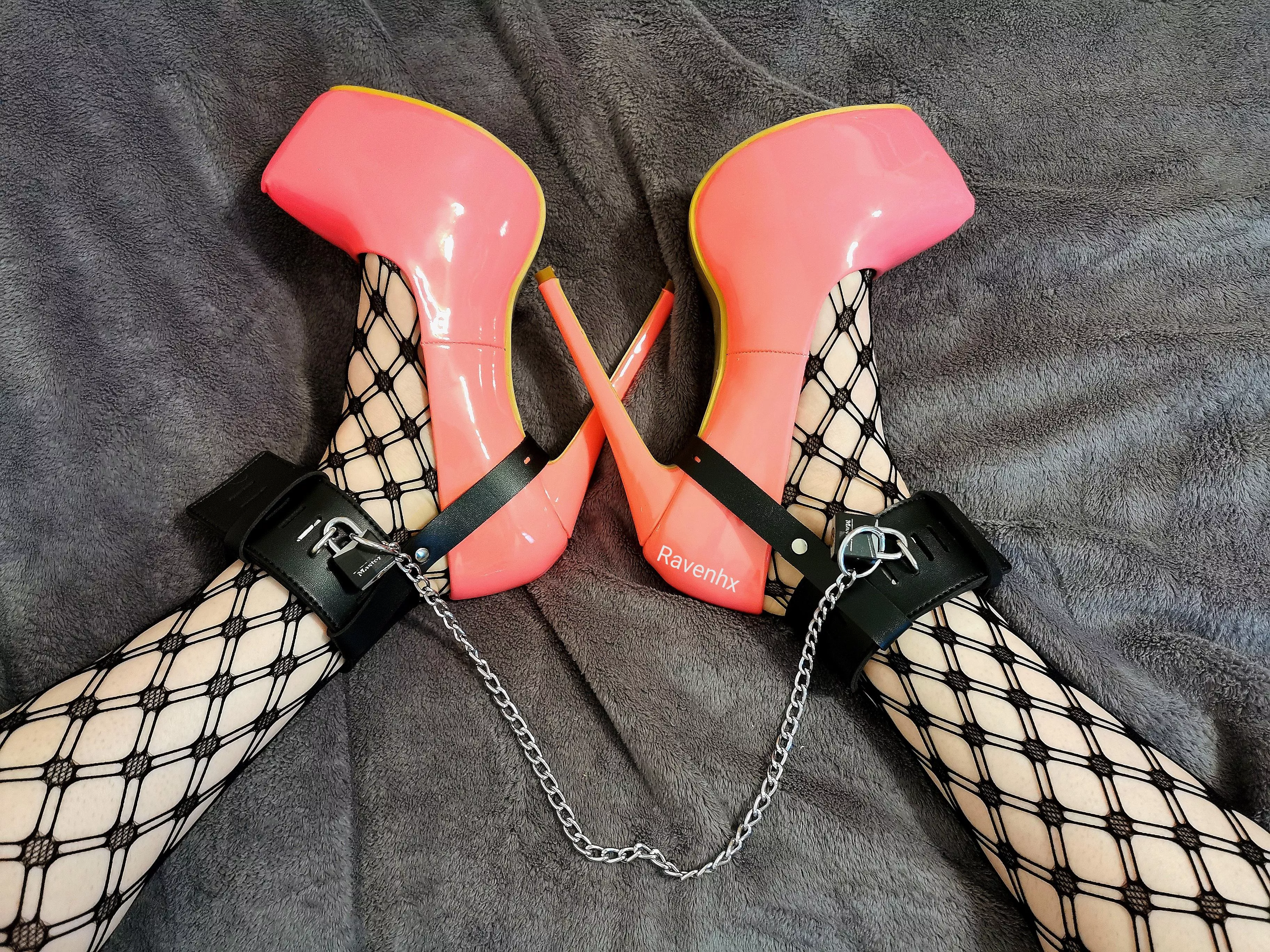 Heels are a little more restricting if they are locked on