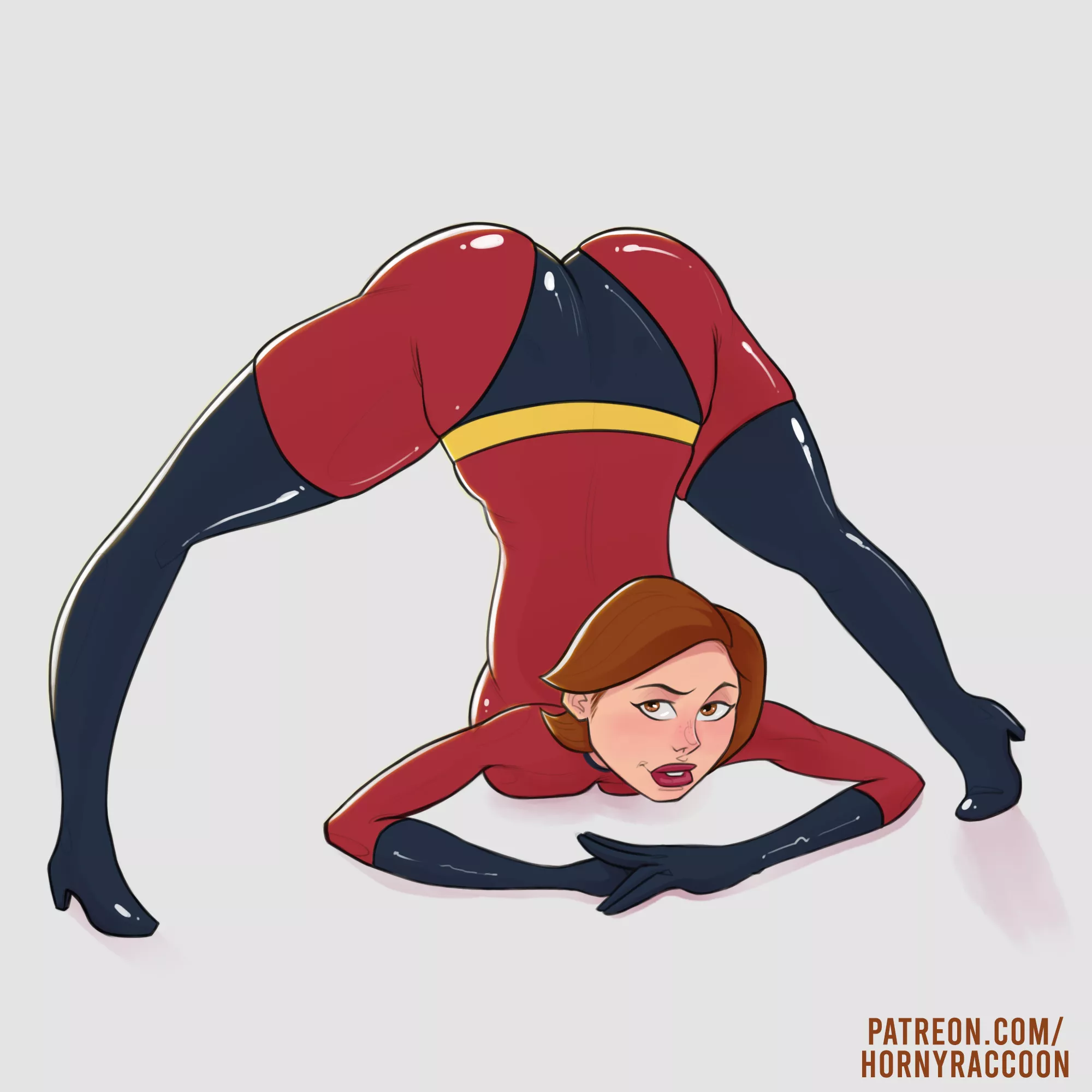 Helen Parr makes Jack O challenge look easy [The Incredibles] (hornyraccoon)