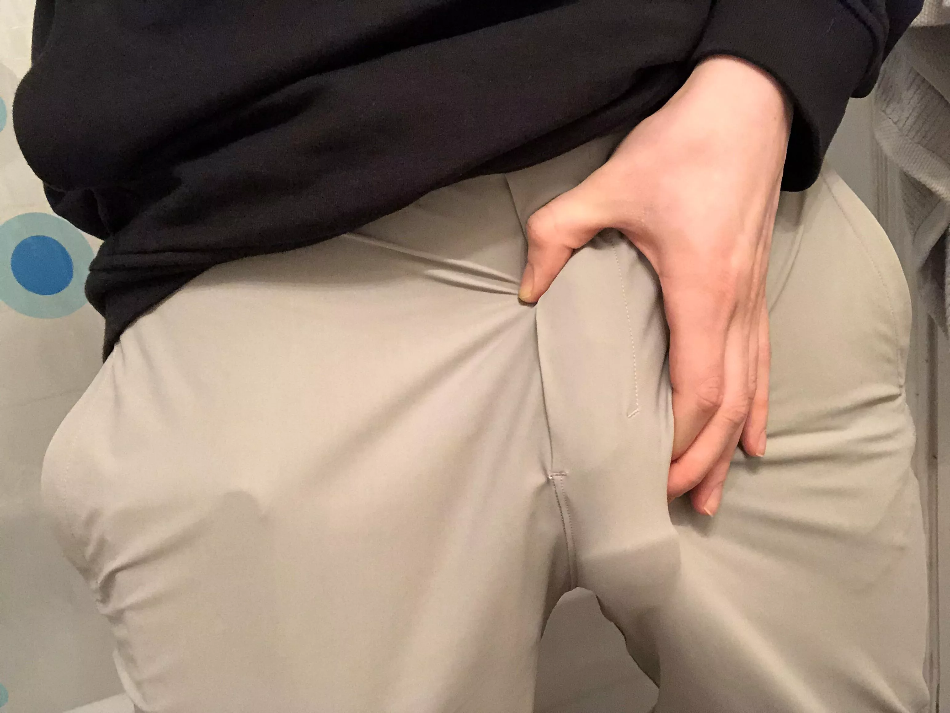 Help me take these pants off?