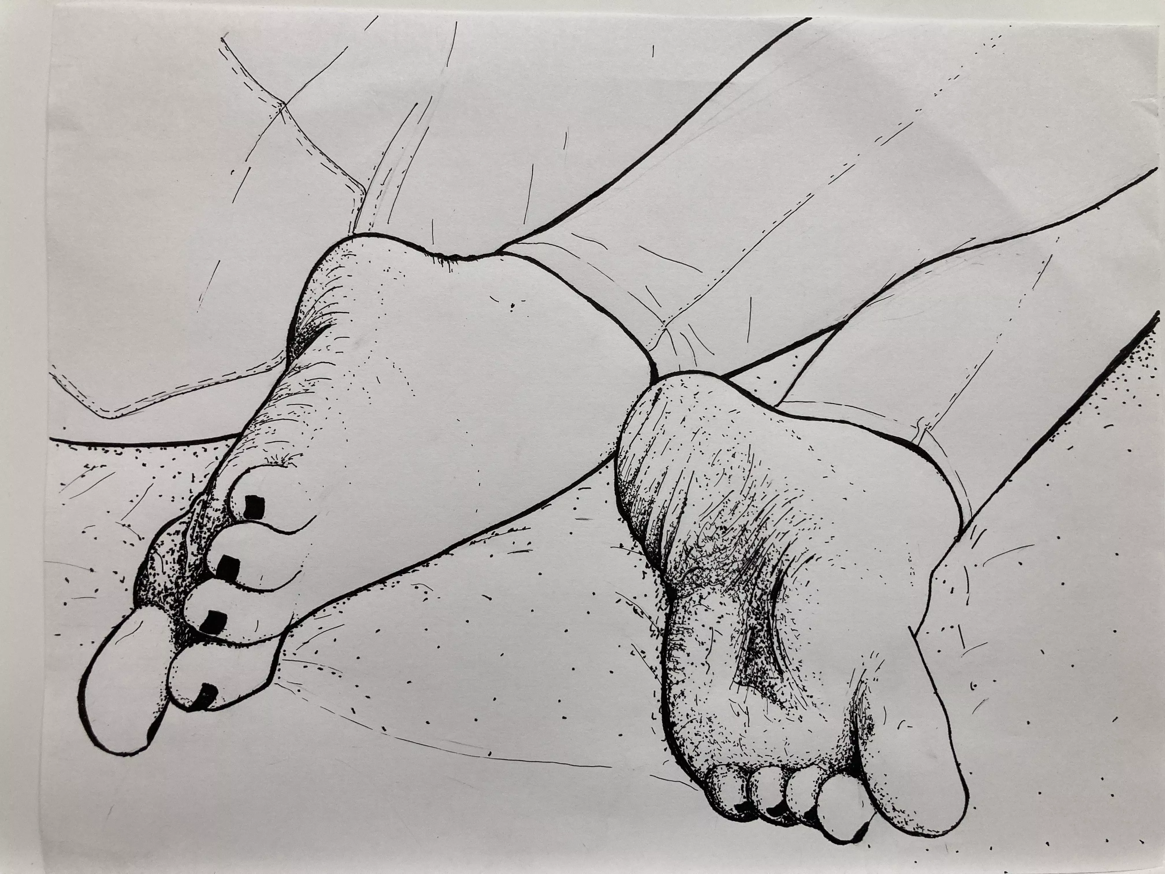 â€œHer Feetâ€ artwork by me