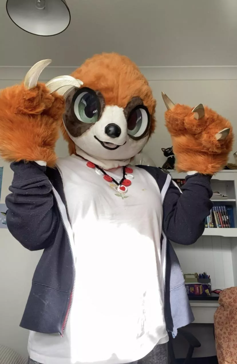 Hereâ€™s my baby, Buttons! (Suit made by SimpleNicks)