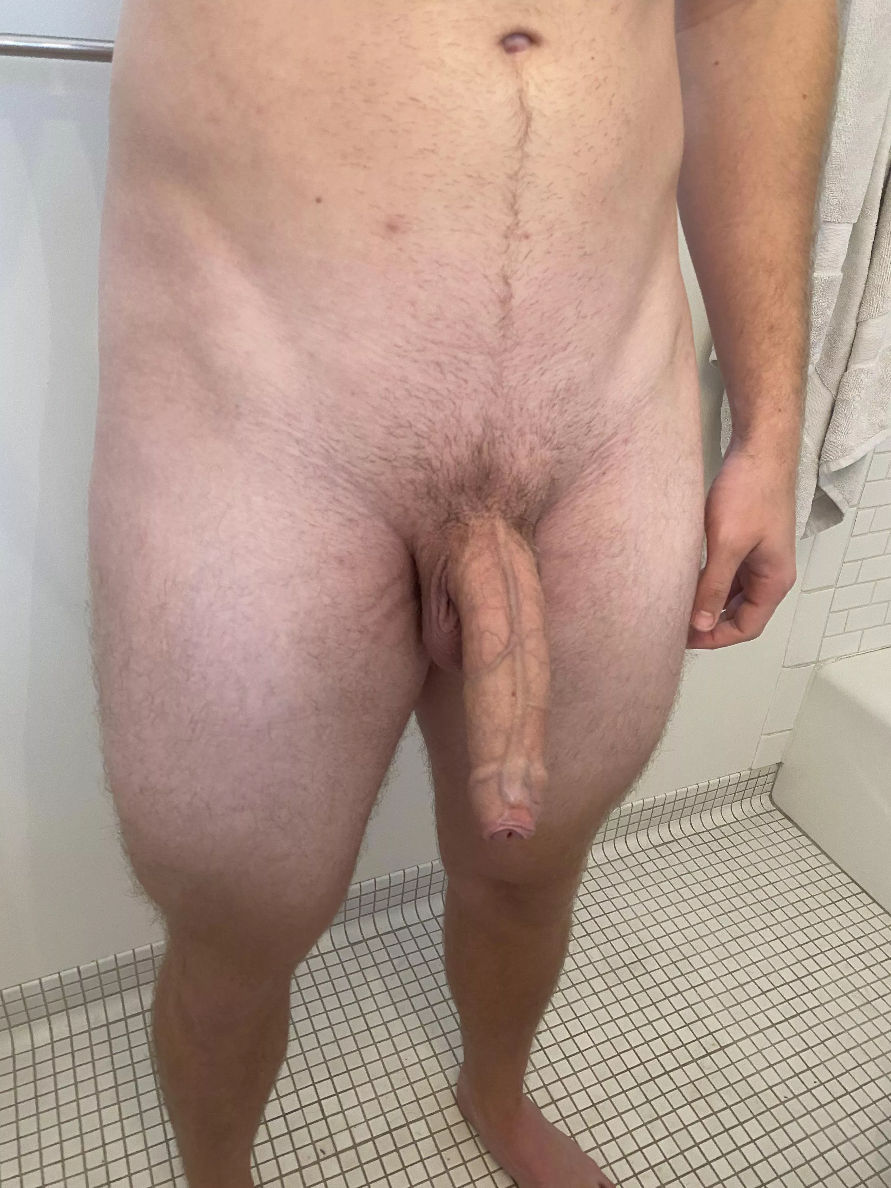 Hereâ€™s my uncut cock