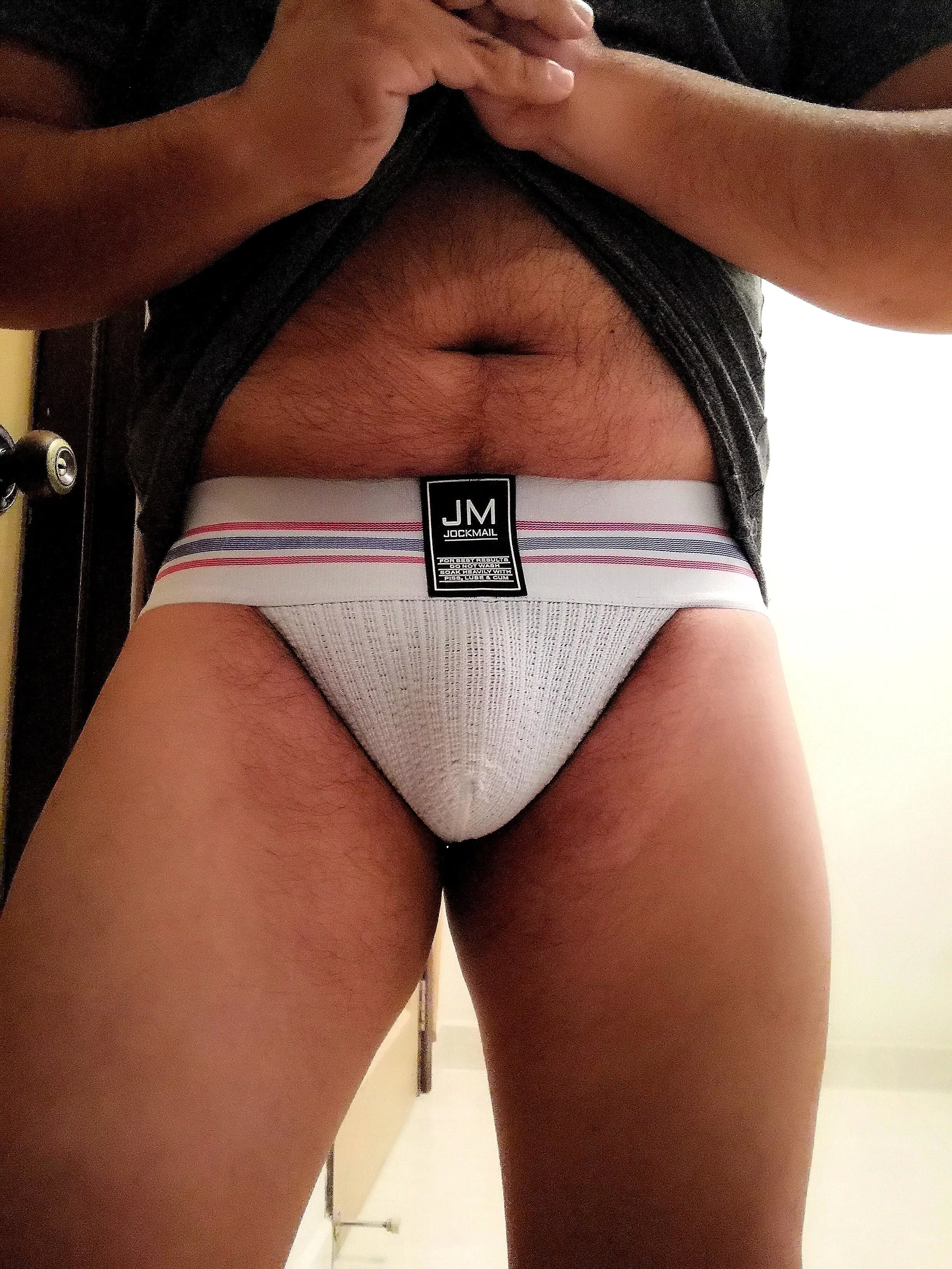 Here's to celebrating the last 2 days of Jocktober, in my favourite white pair - Pt 1.