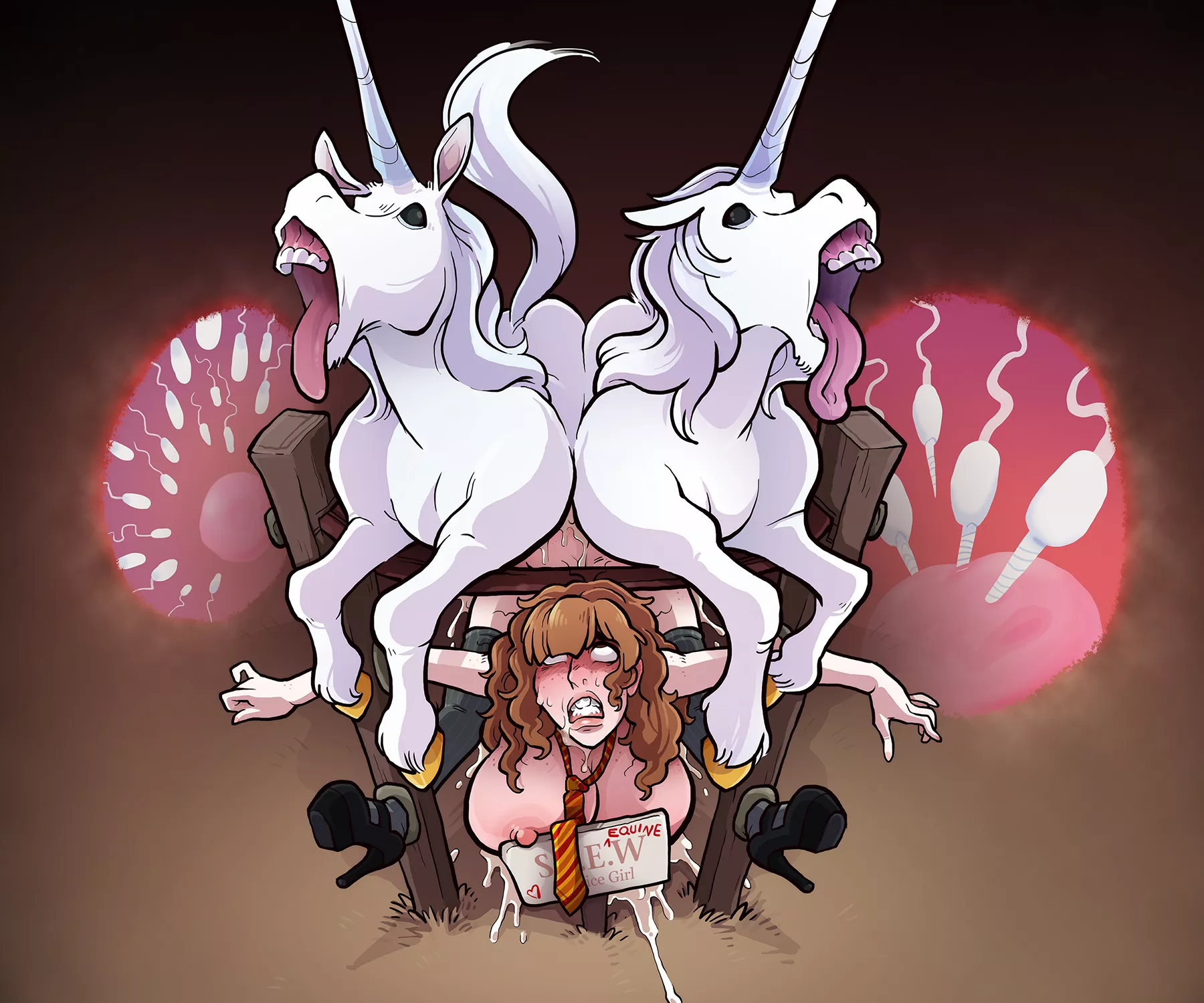 Hermoine's double unicorn stuffing [Artist: Sparrow]