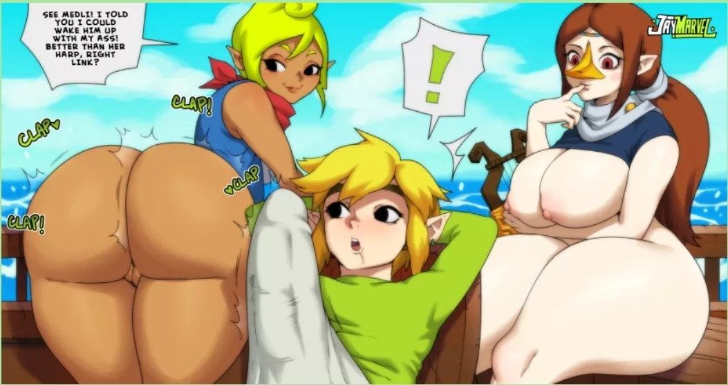 He's more of an ass guy (LOZ) (Link, Medli, Tetra) [jay-marvel]