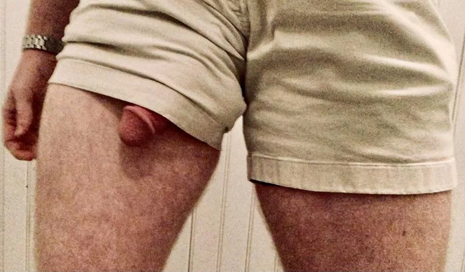 Hey bro, does your cock ever slip out of your shorts?