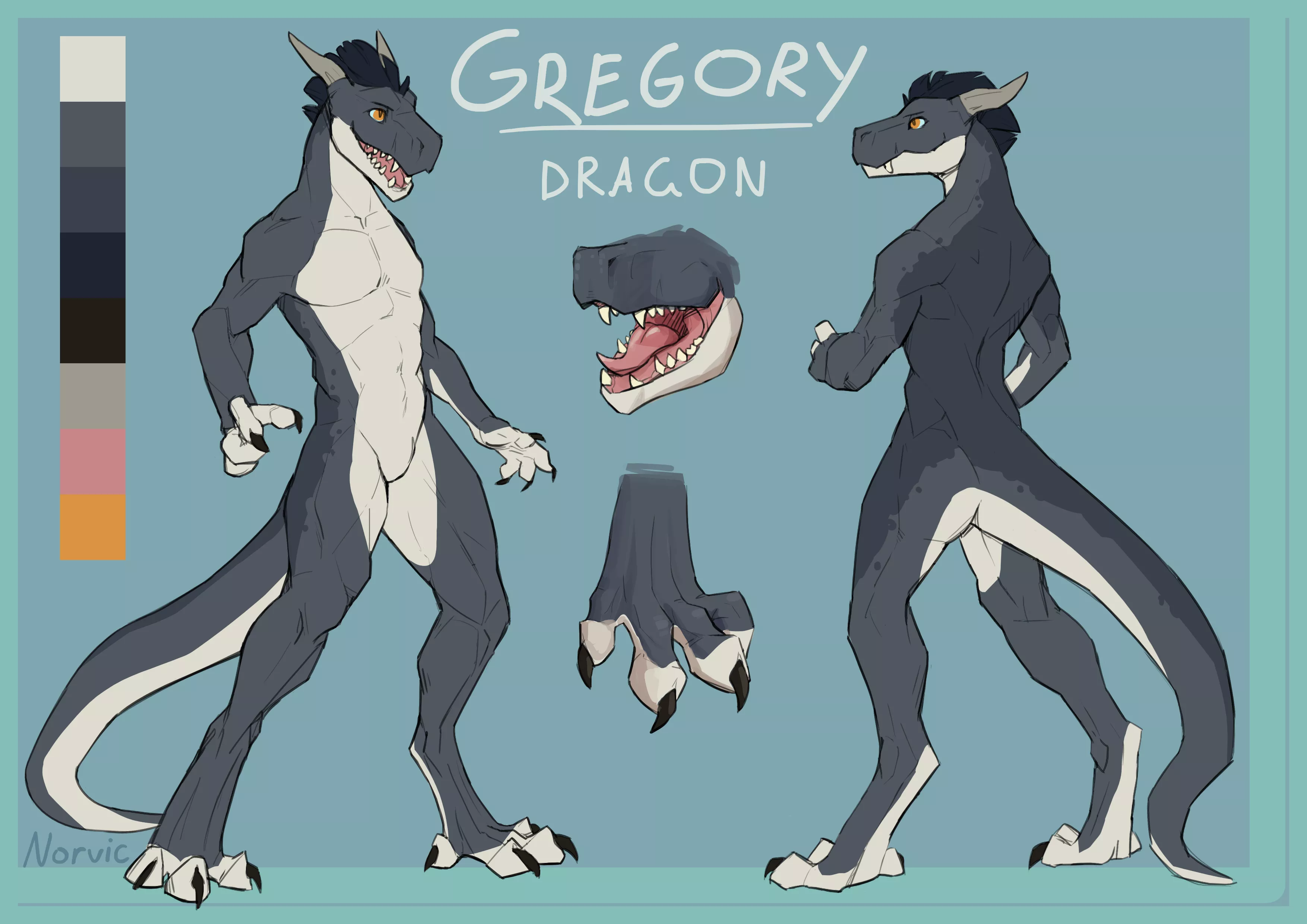 Hey I am a Derg now! Rawrrr!!!! - Commissioned from Norvic