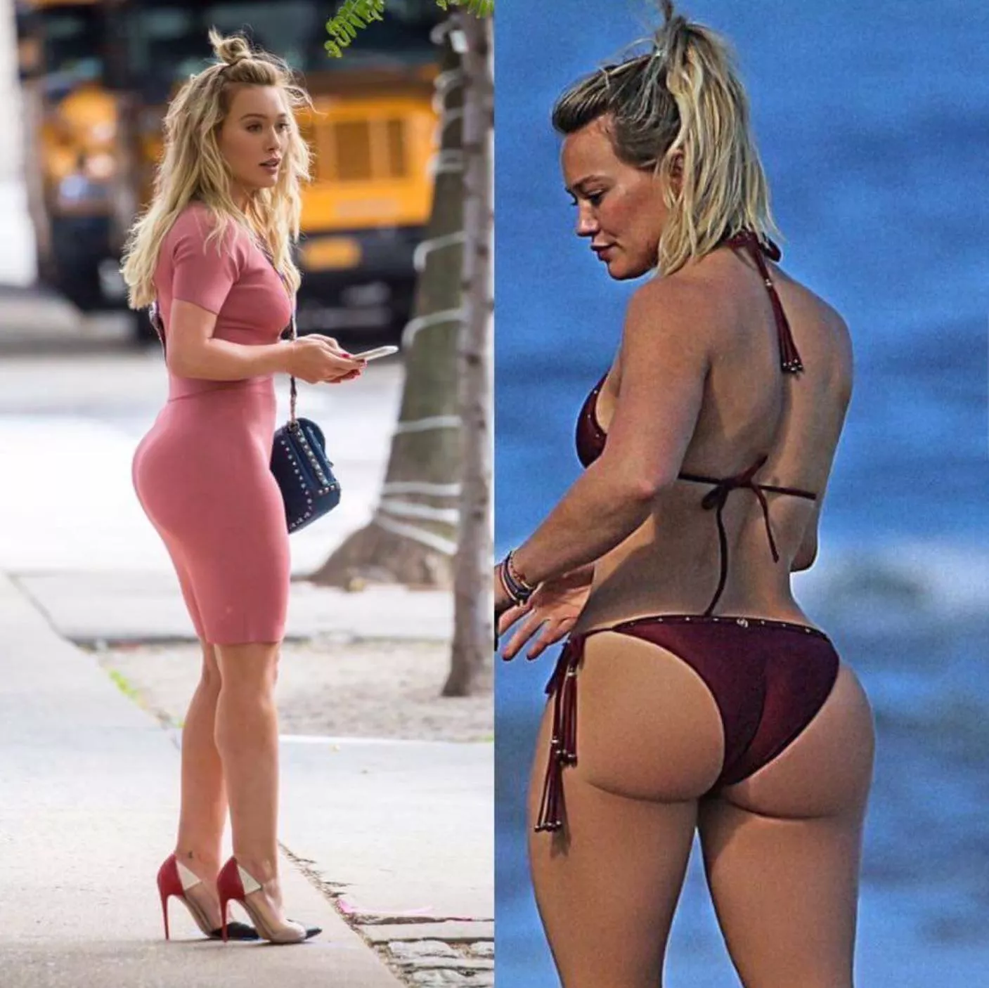 Hilary Duff’s unmatched ass