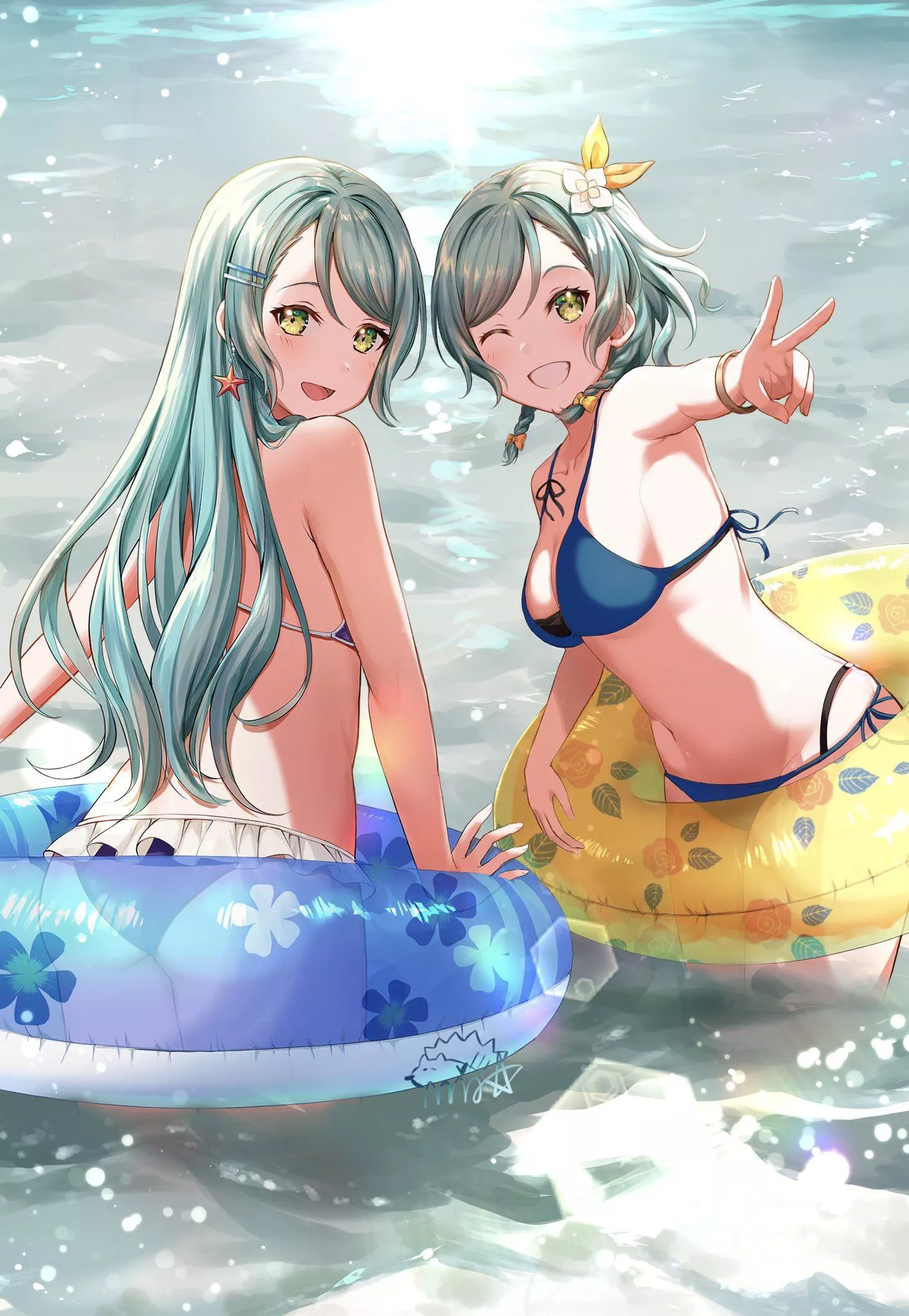 Hina and Sayo Hikawa (BanG Dream)