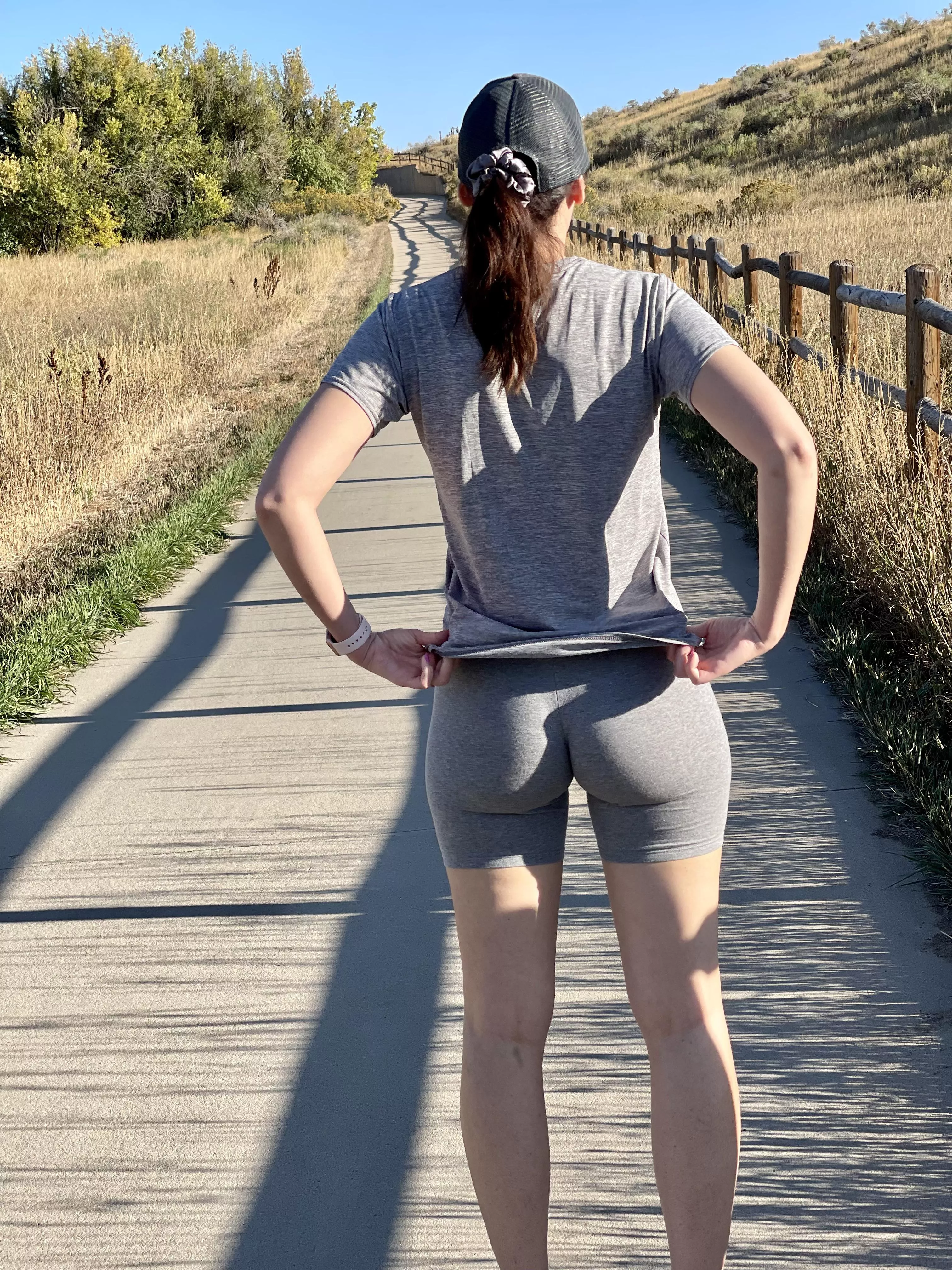 Hit the trails this evening and took my new shorts for a spin. What do you think?