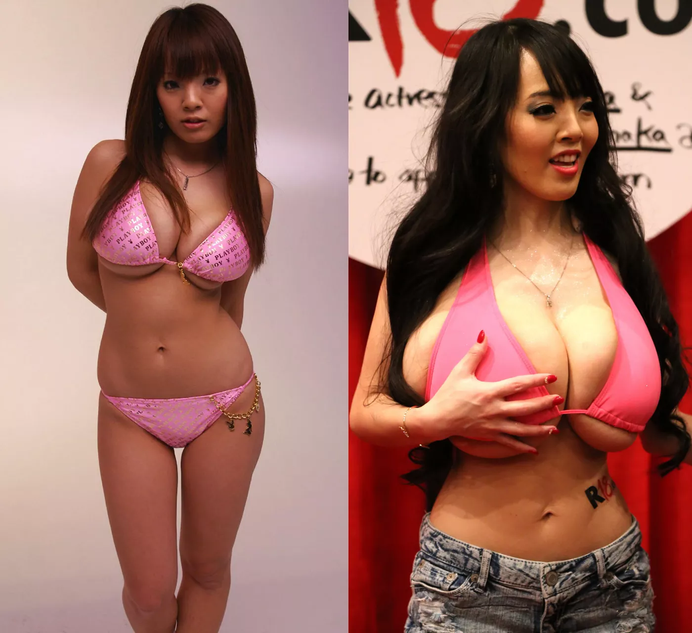 Hitomi Tanaka's insane breast growth