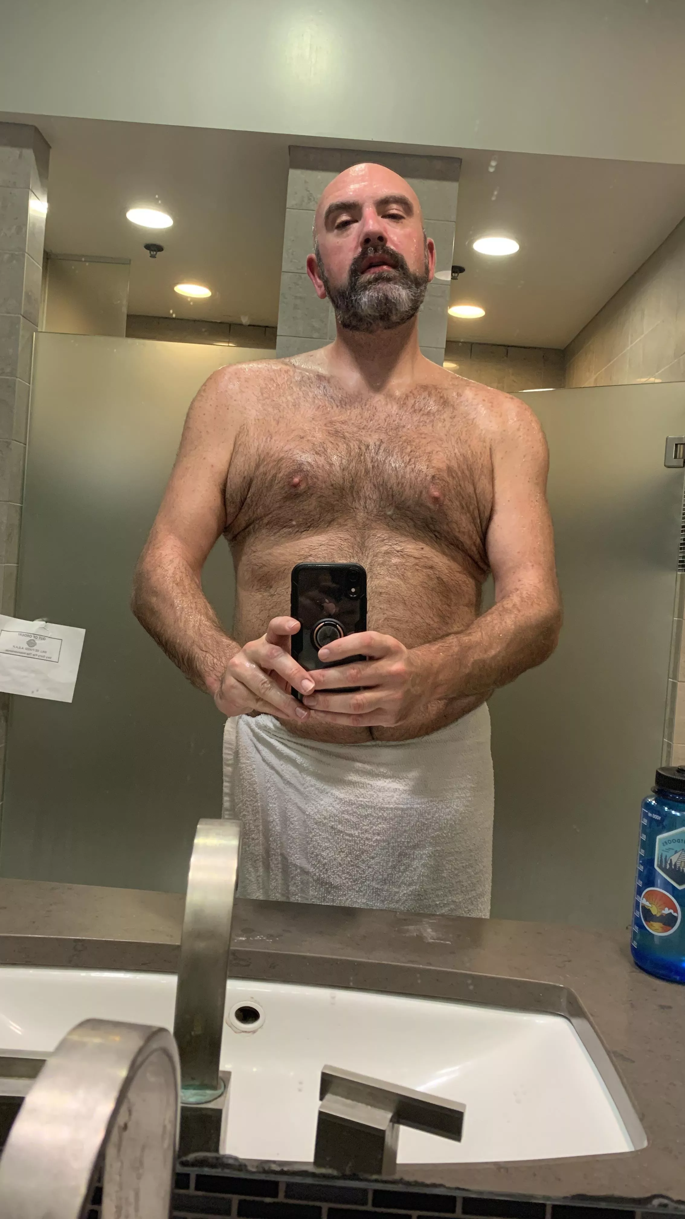 Hitting the gym shower [40]