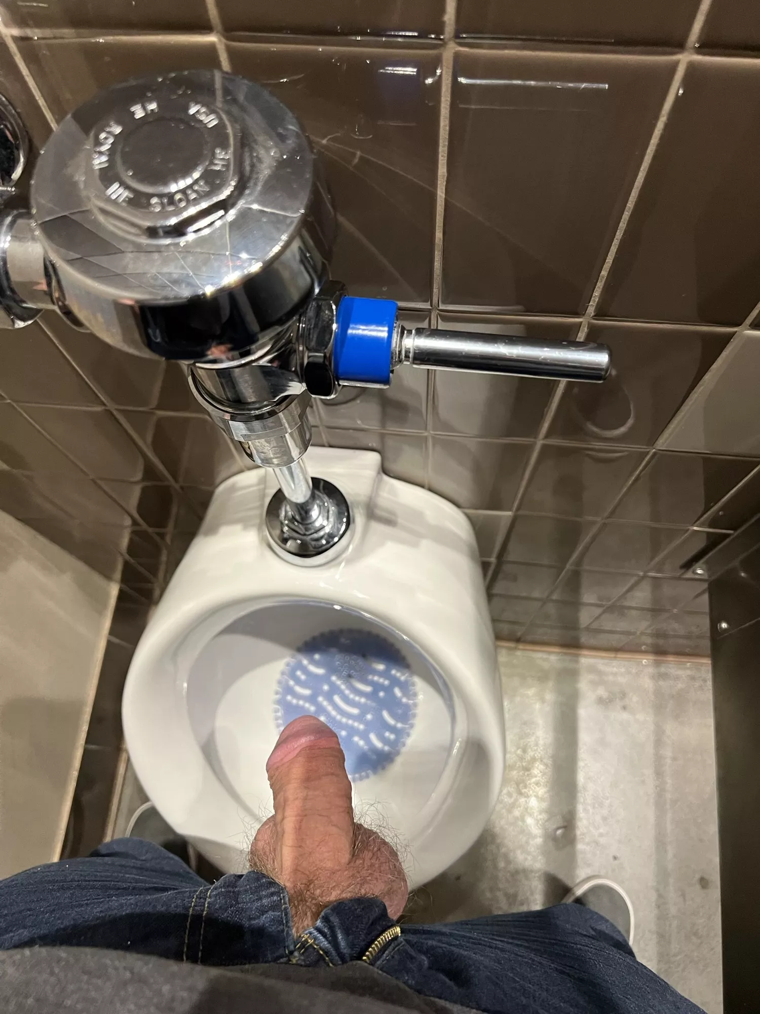 Hockey game piss