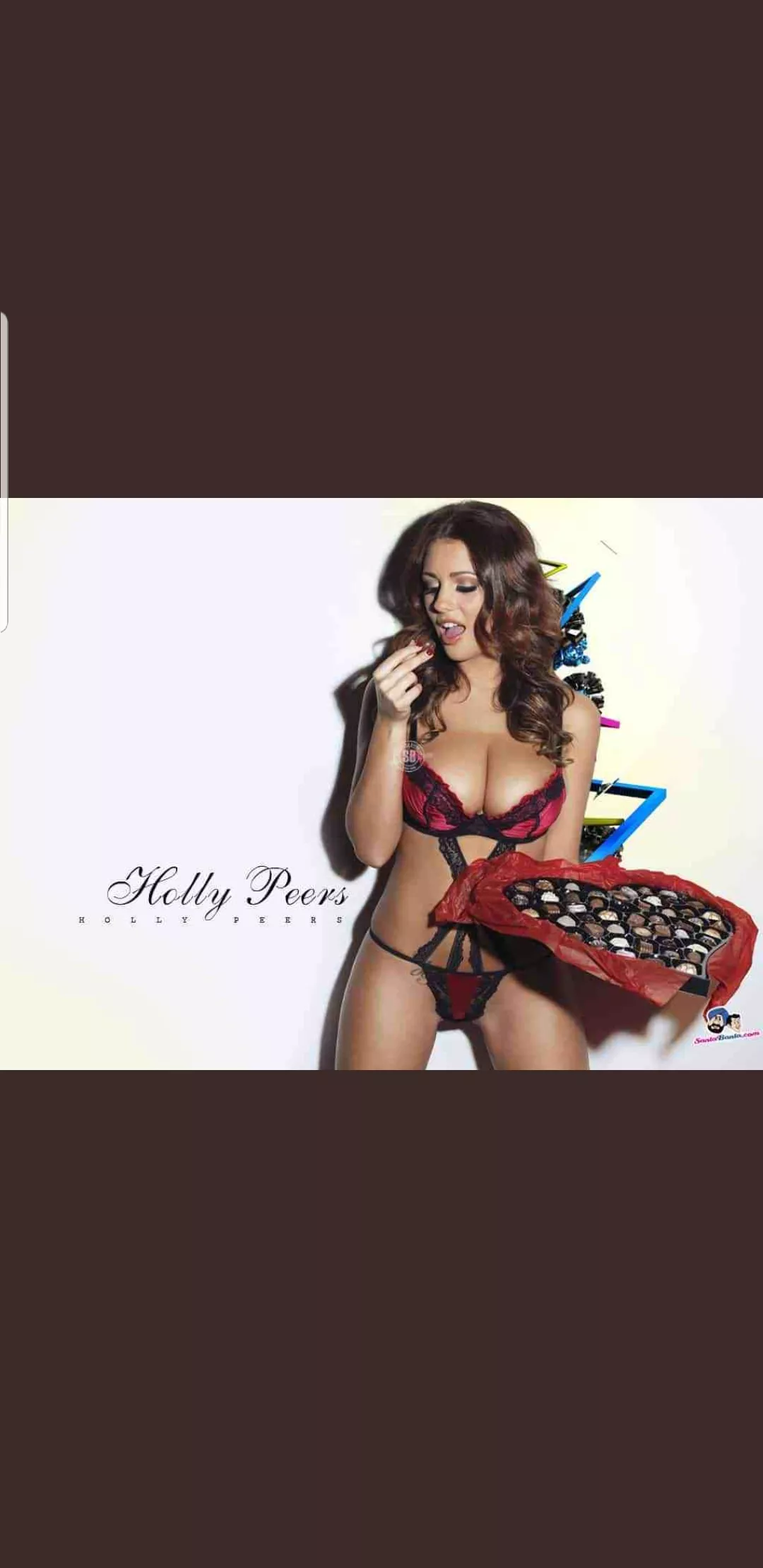 Holly peers do you want some chocolates?