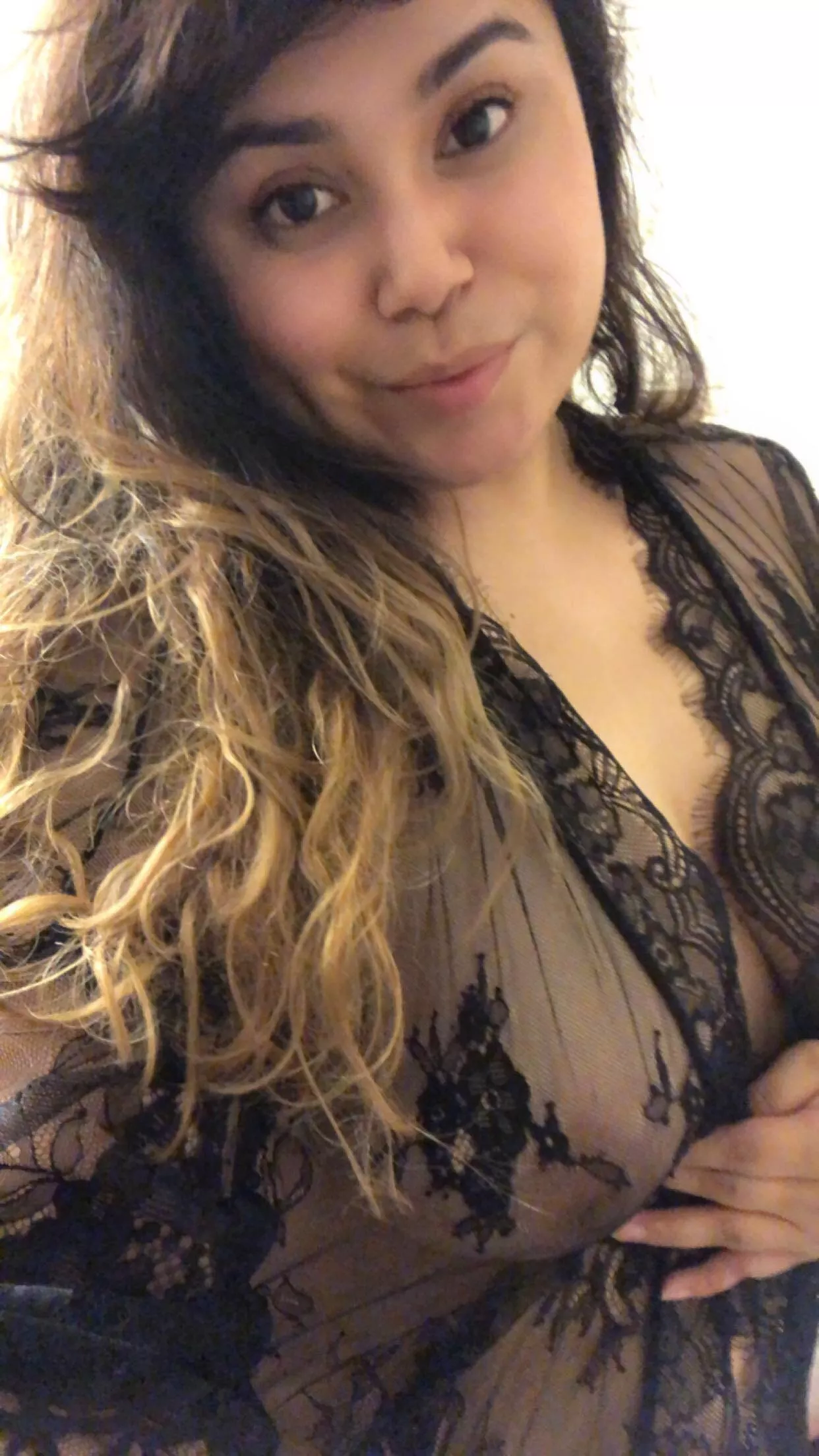 Hope you like playing peekaboo cause you can take a peek at my boobs anytime ðŸ˜‰