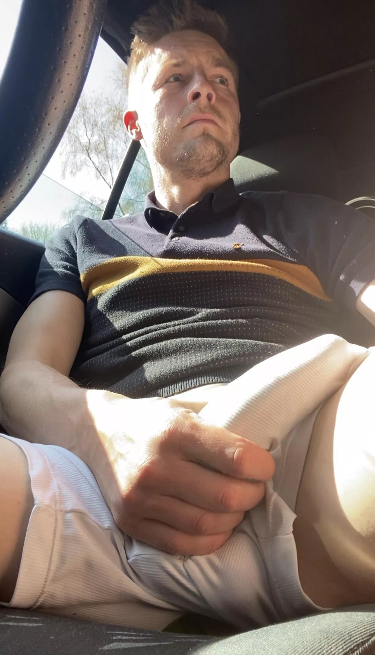 Horny on my car ride this morning 😈