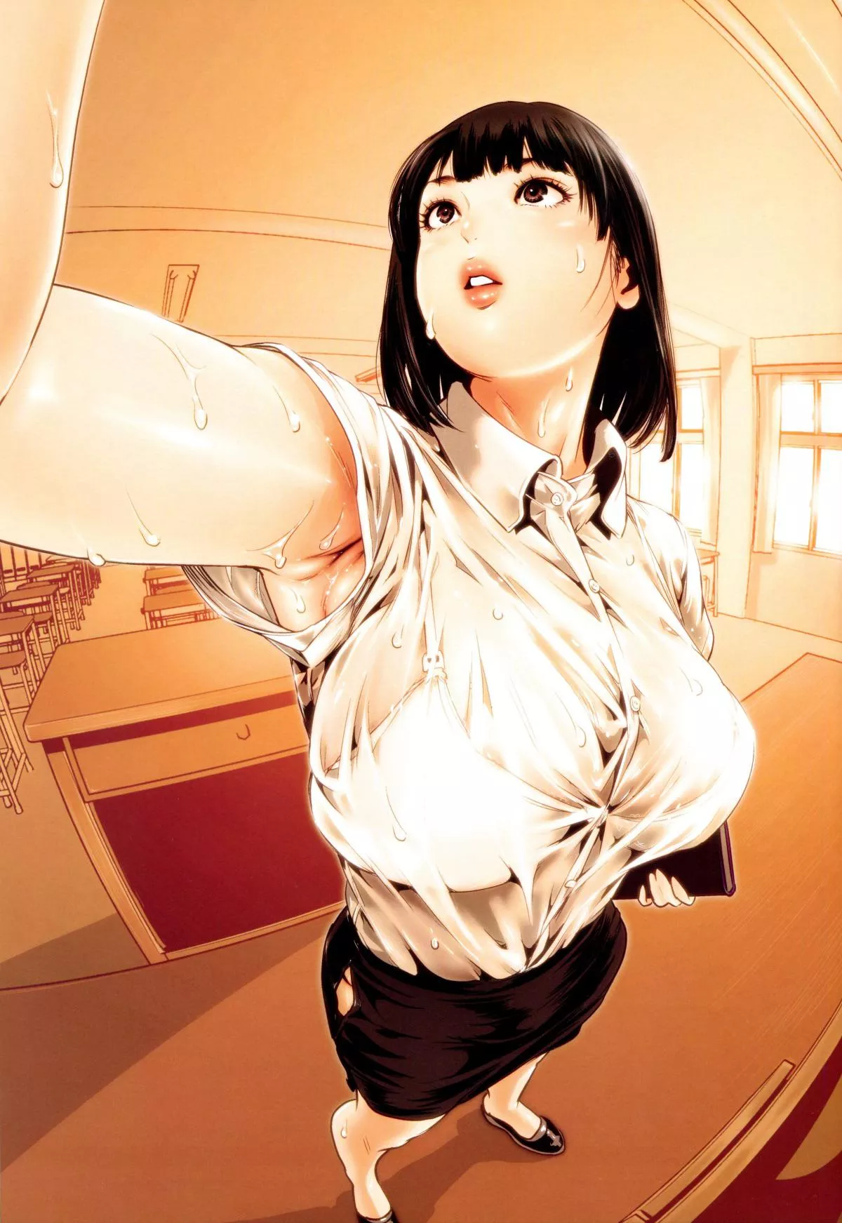 Hot day at work [Prison School] (Hiramoto Akira)