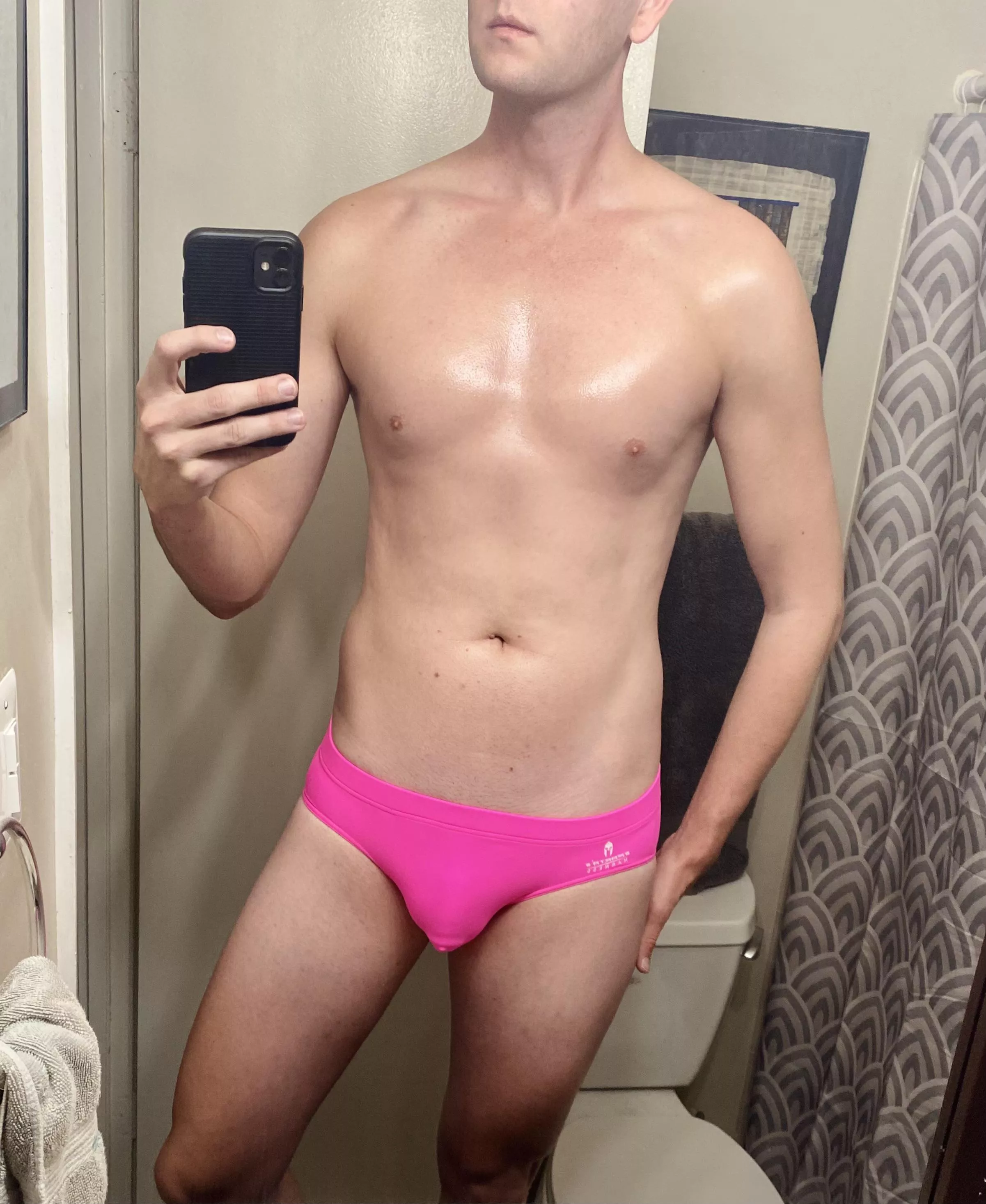 Hot pink briefs 💕