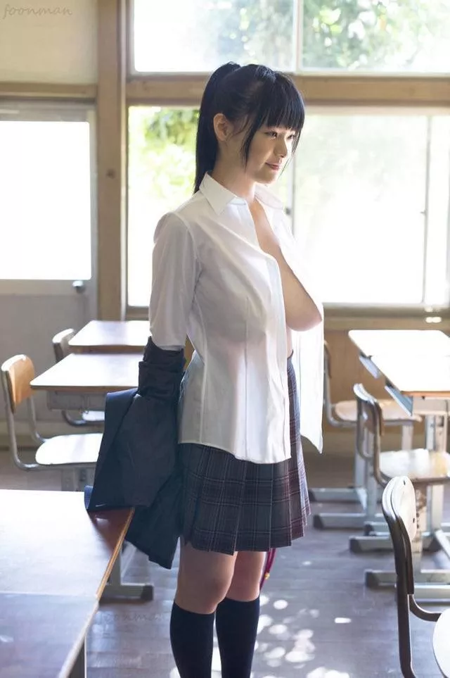 Hot school girl.