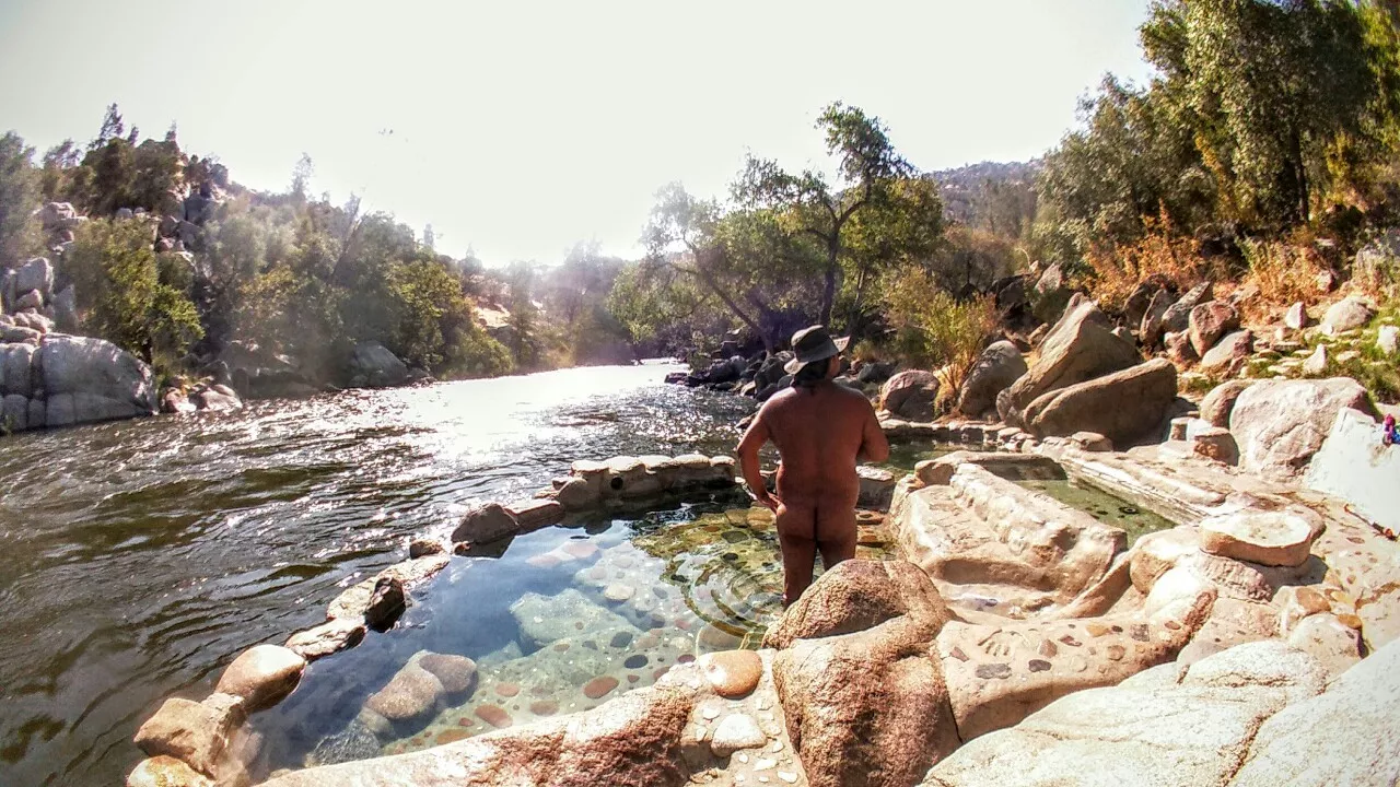 Hot spring soaking