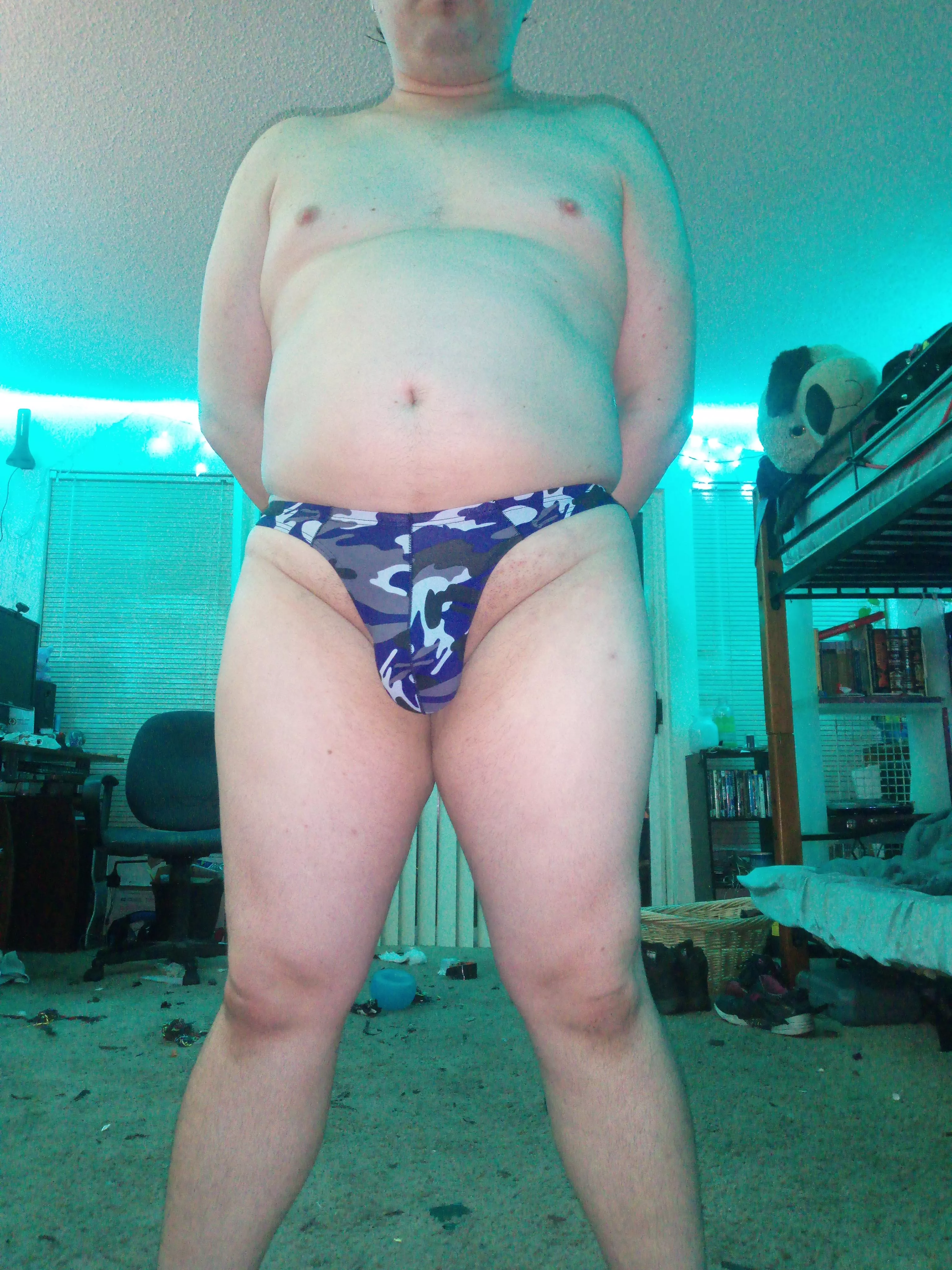 How do i look in my new camo thong?