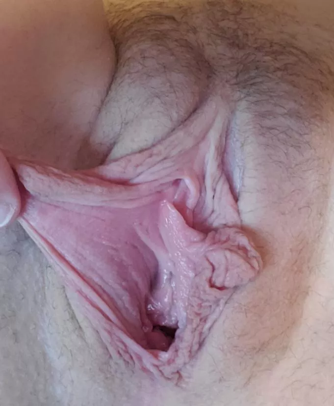 How does everyone feel about really close up labia pics!? I gave one a little pull since I get asked to do that a lot! =)