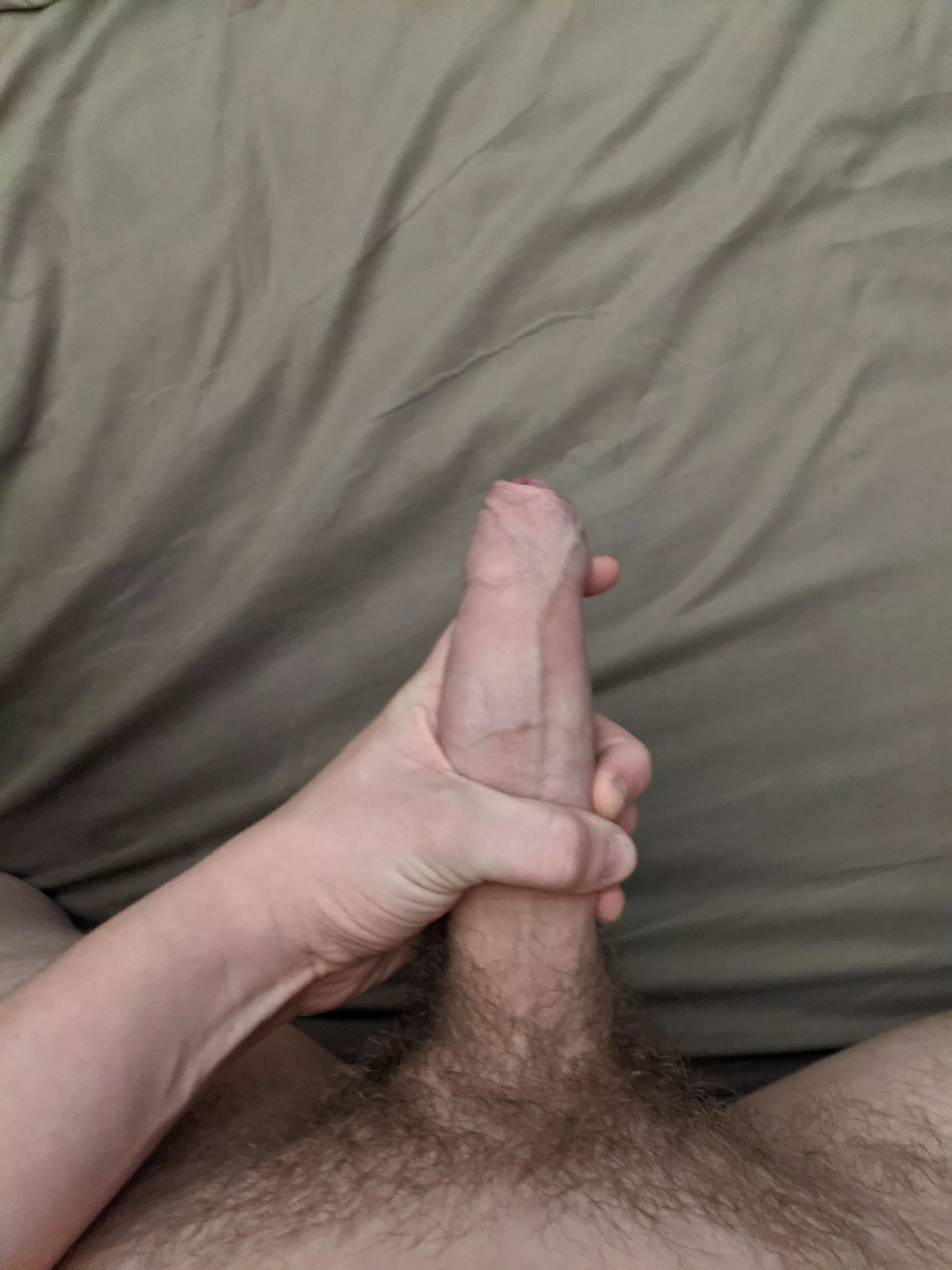 how does my uncut 18 year old cock look?