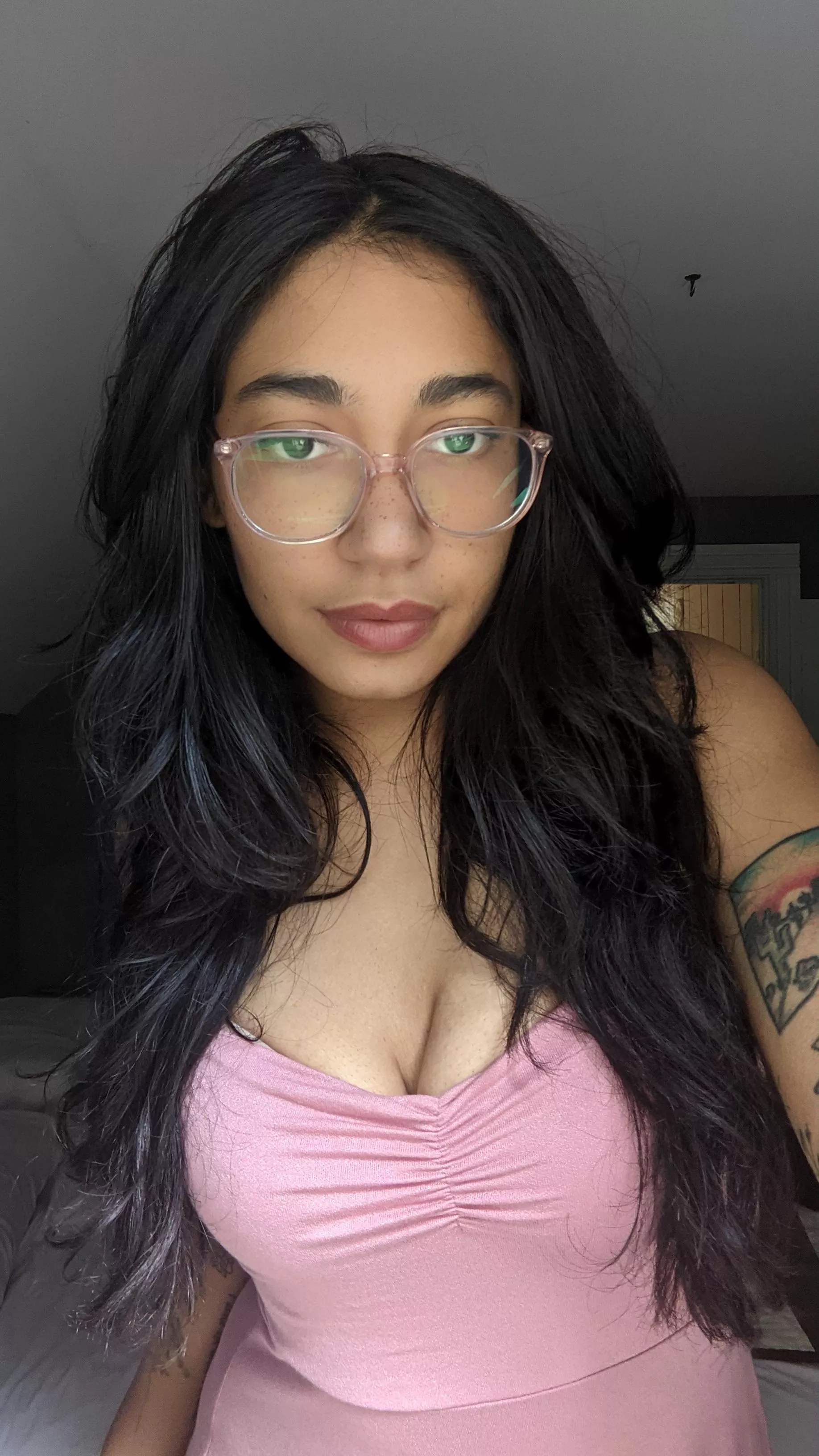 How good would you cum look on my glasses?