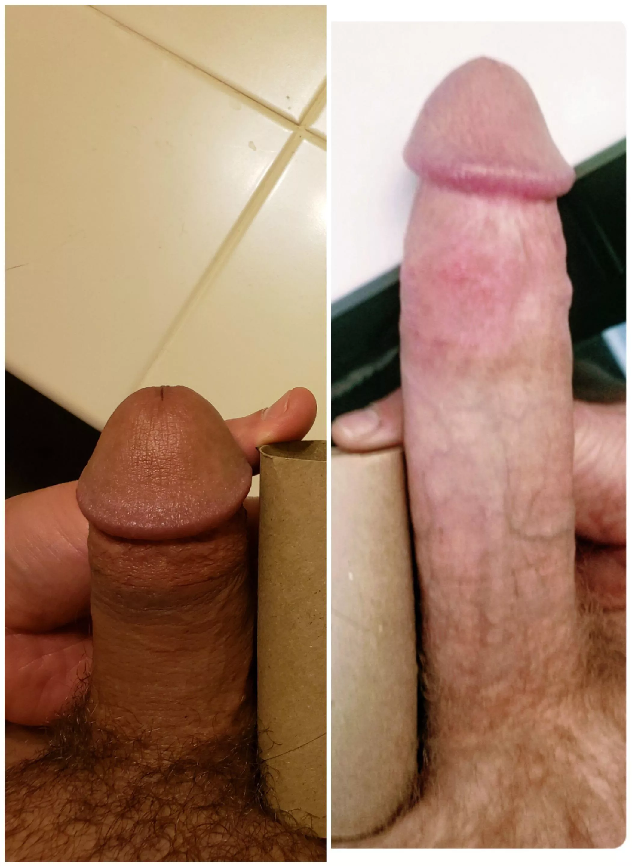 Hubby (left - 4.5in) vs. u/Complex_Moment_7240