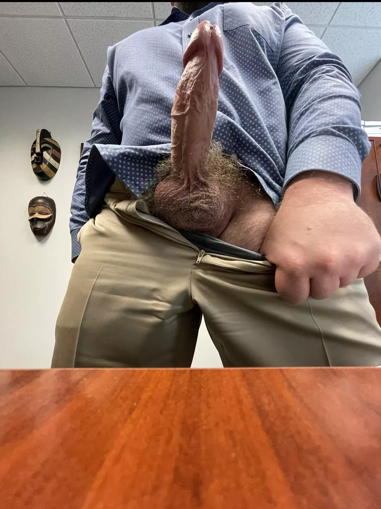 Hung office dick