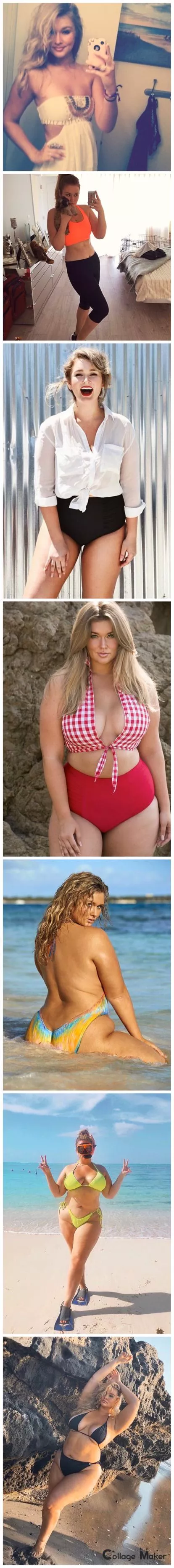 Hunter McGrady's transformation