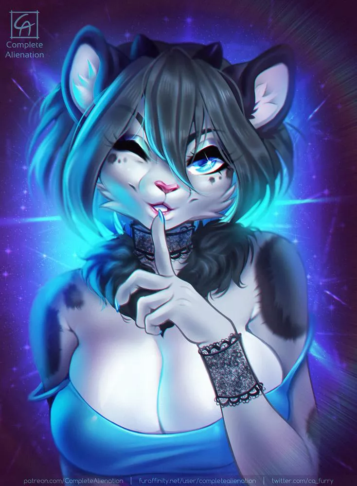 Hush! Let this be our secret~ [Q] (Art by me CompleteAlienation | Twitter @ca_furry)