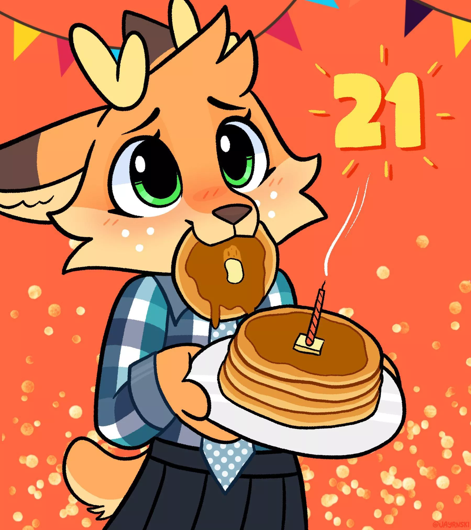 I am old now - enjoy a pancake with me! ðŸŽ‰