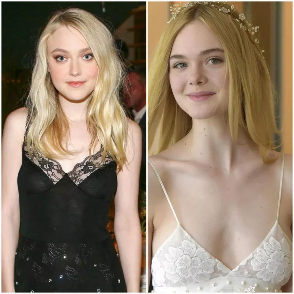 I could never stop worshiping Dakota and Elle Fanning... They're so distracting I just can't get any work done!