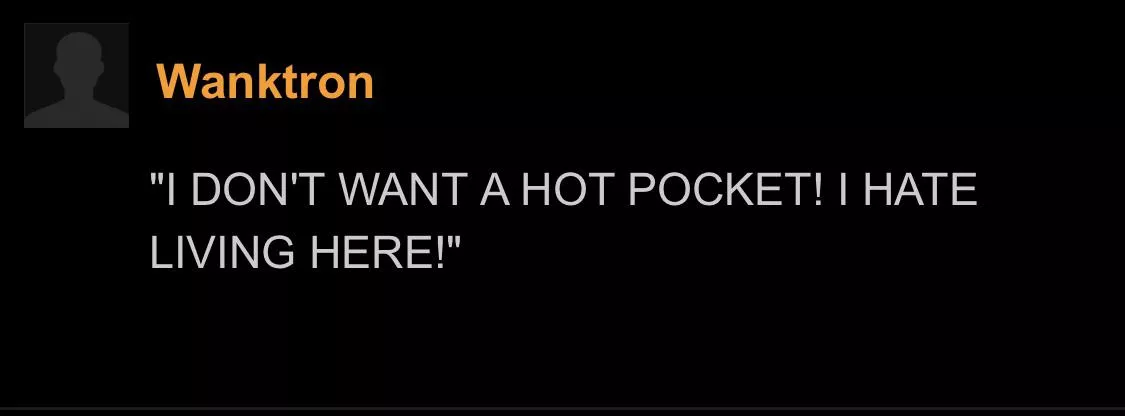 I don’t want a Hotpocket