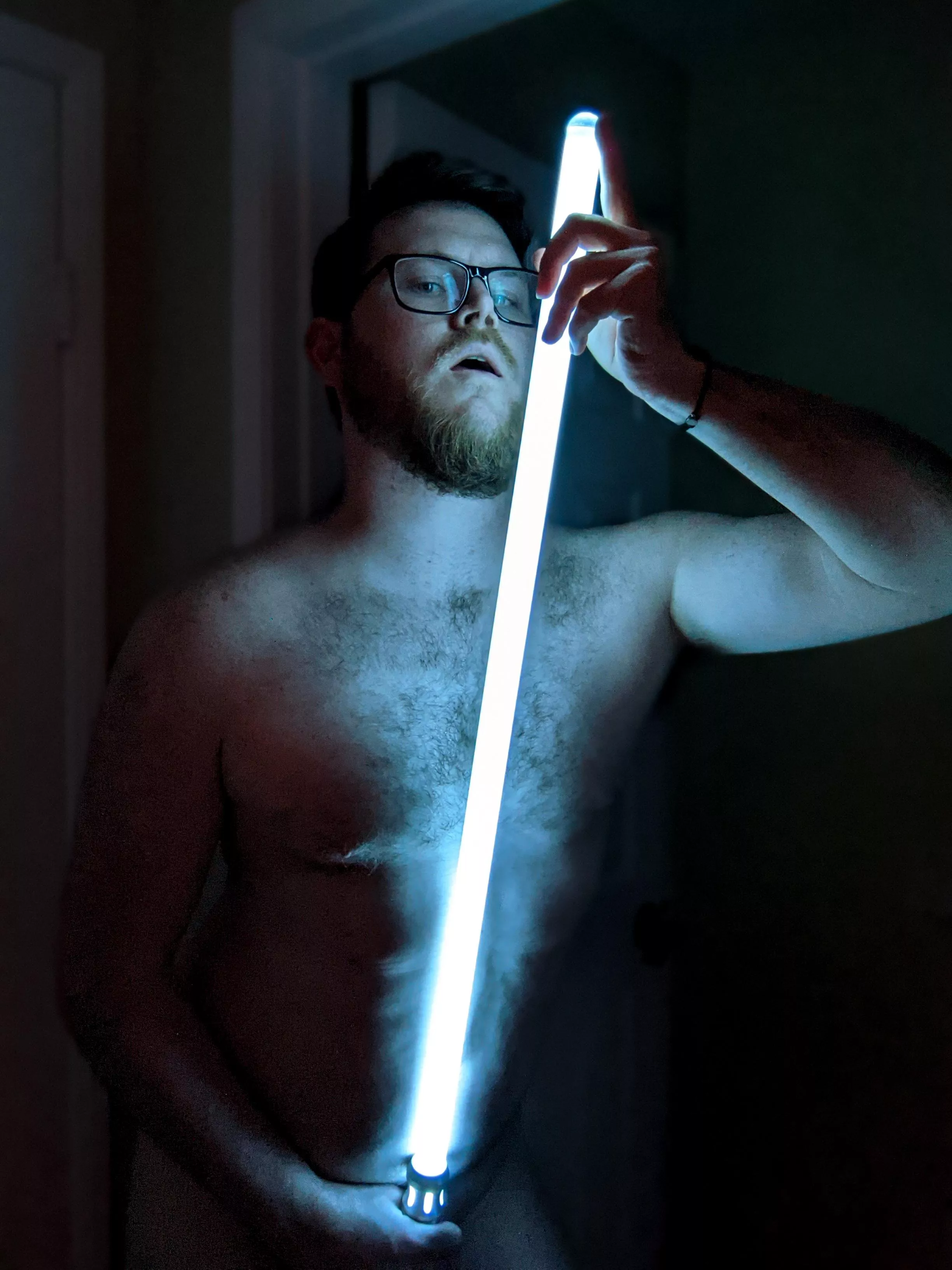 I Enjoy Playing With My Lightsaber ðŸ’™ðŸ˜ [m]