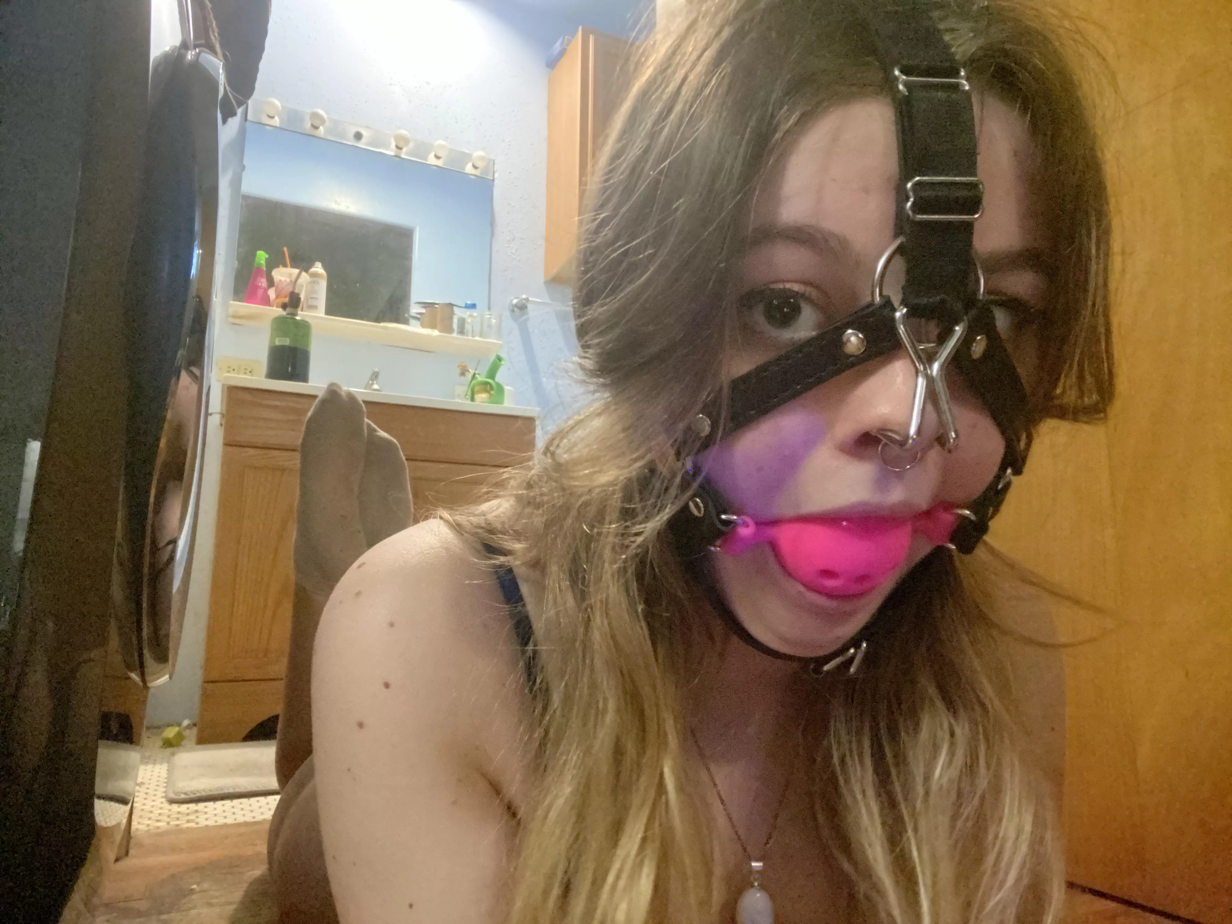 i feel so pretty with my gag.. but i need your input 🥺 [F]