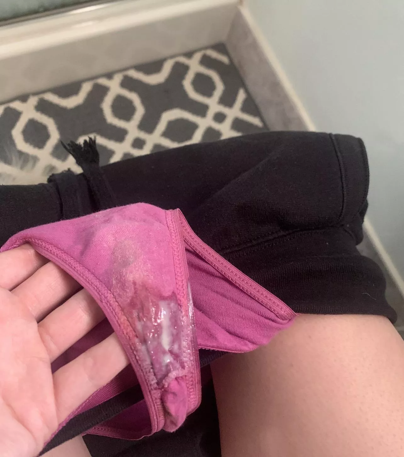 I have 960+ photos of my dirty panties but this is one of my favorites ðŸ¤¤ Wanna taste?