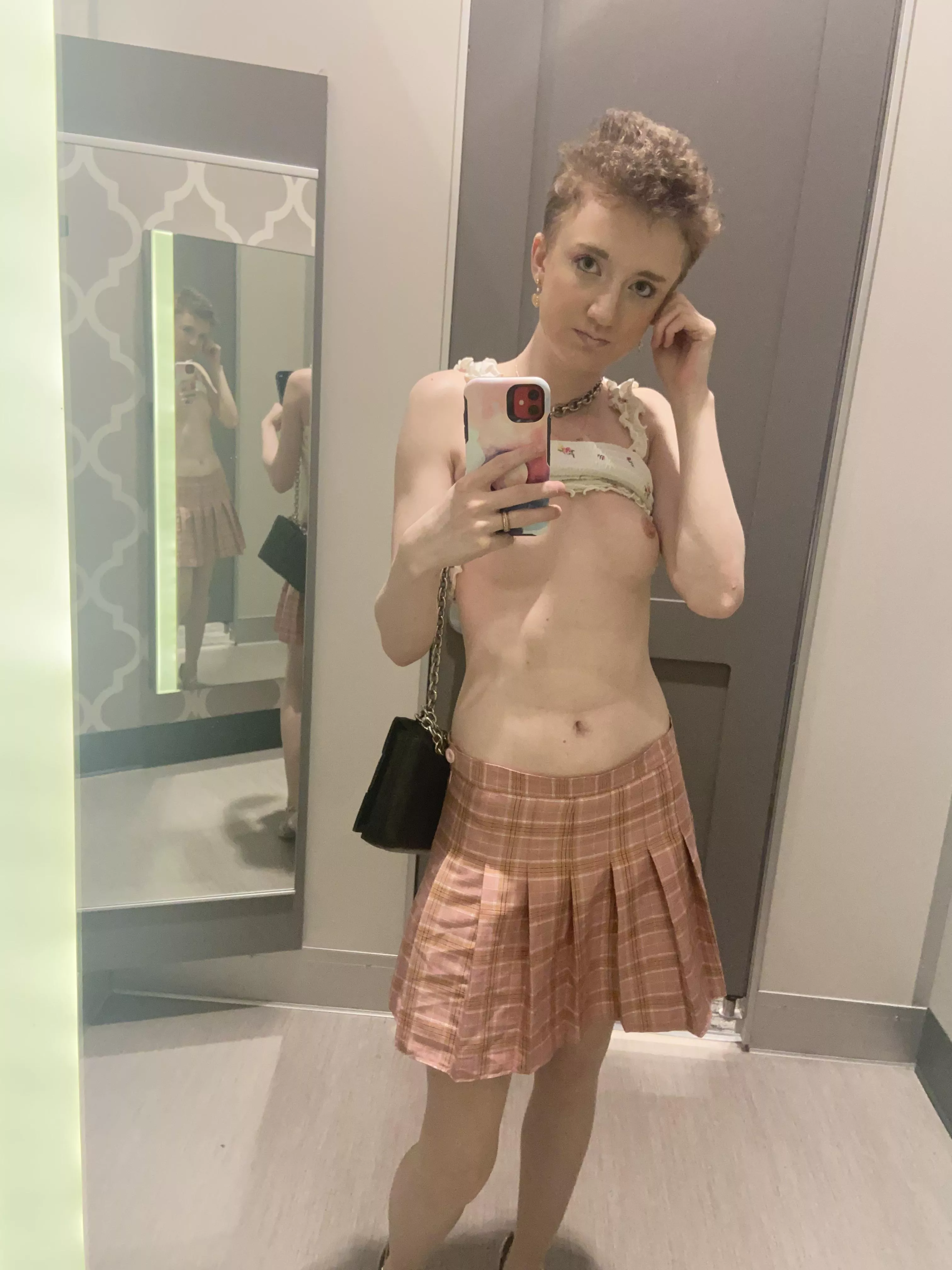 I havenâ€™t been in a changing room in over a year and felt frisky