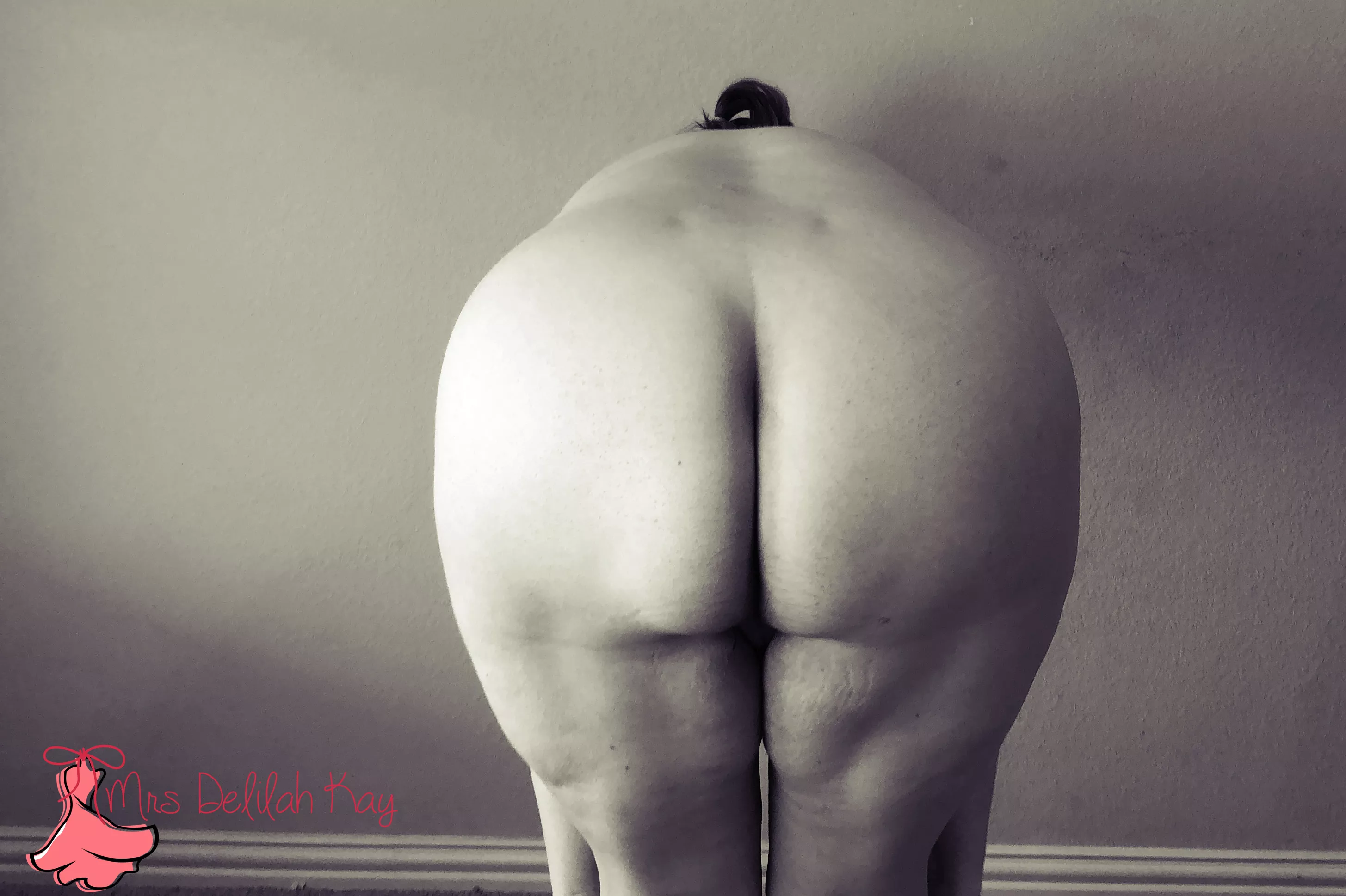 I just love the way my ass looks in black and white