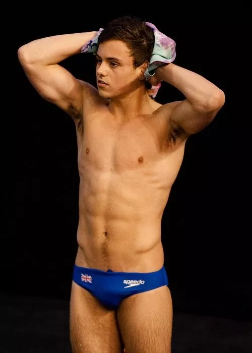 I just watch Olympic diving because it's sports. Totally straight, I swear.