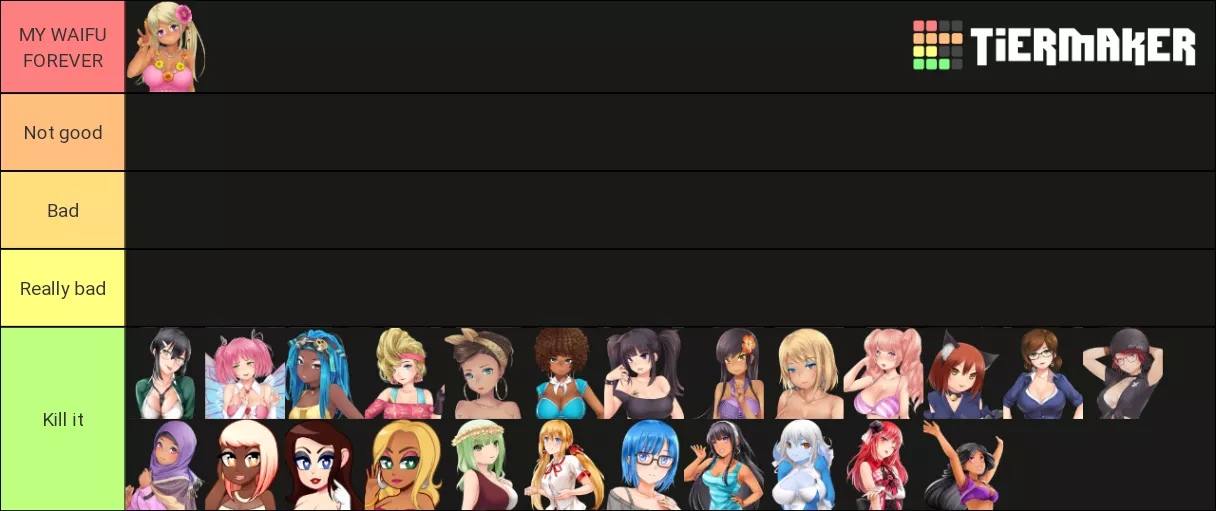 I know im late af but here's what was supposed to be my April fools tier list