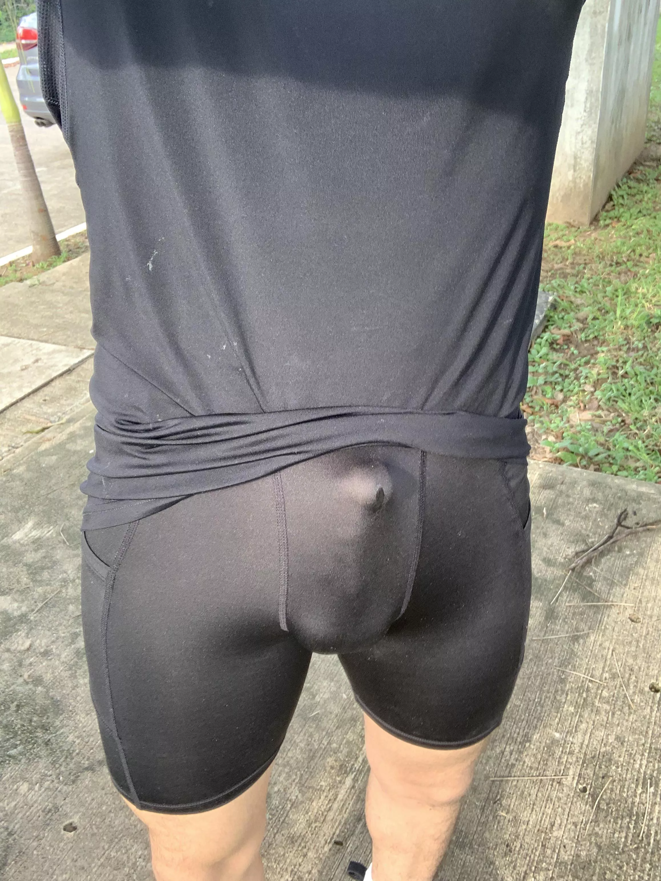 I leak through my Lycra shorts