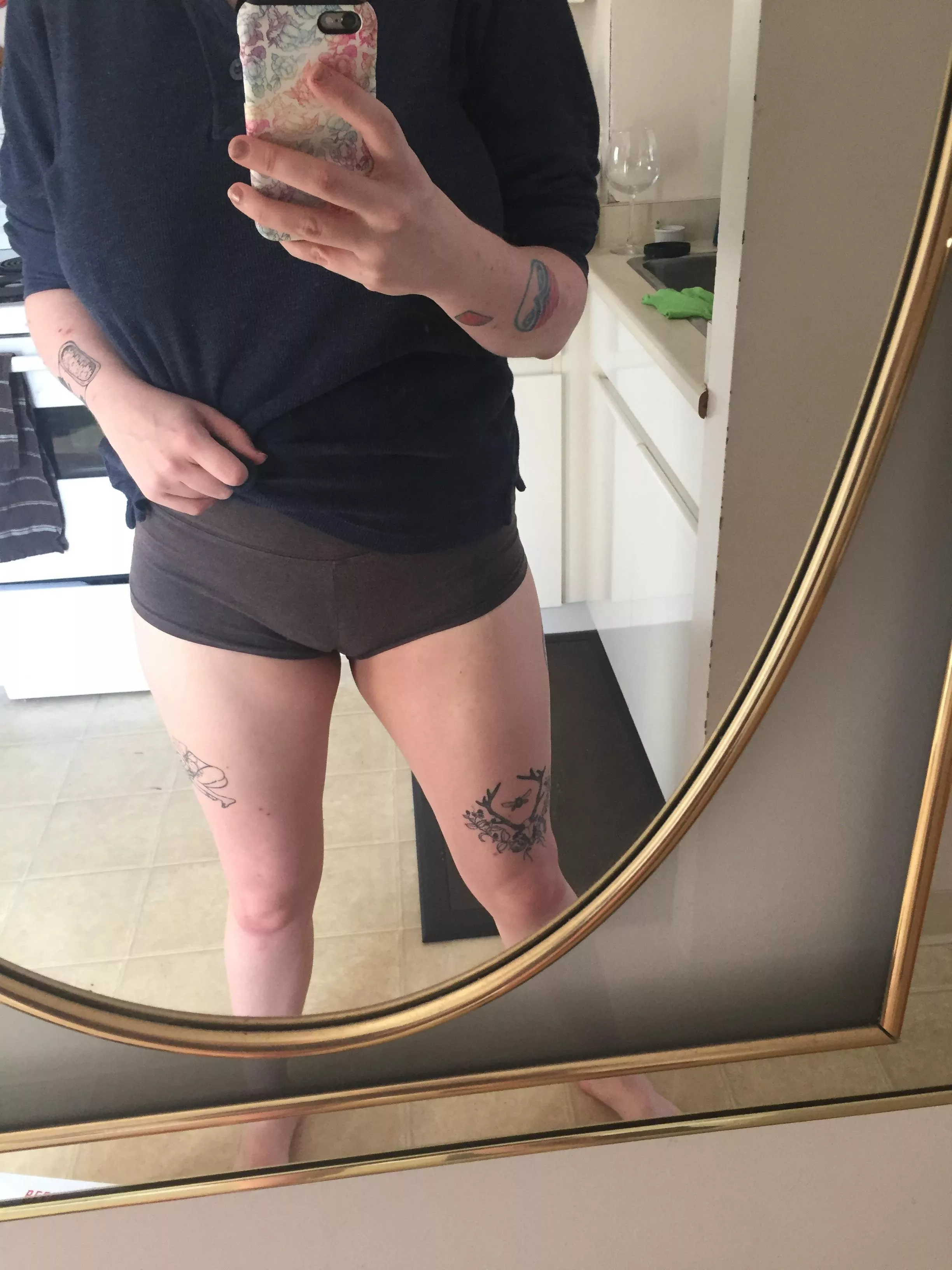 I love how these shorts show off my legs