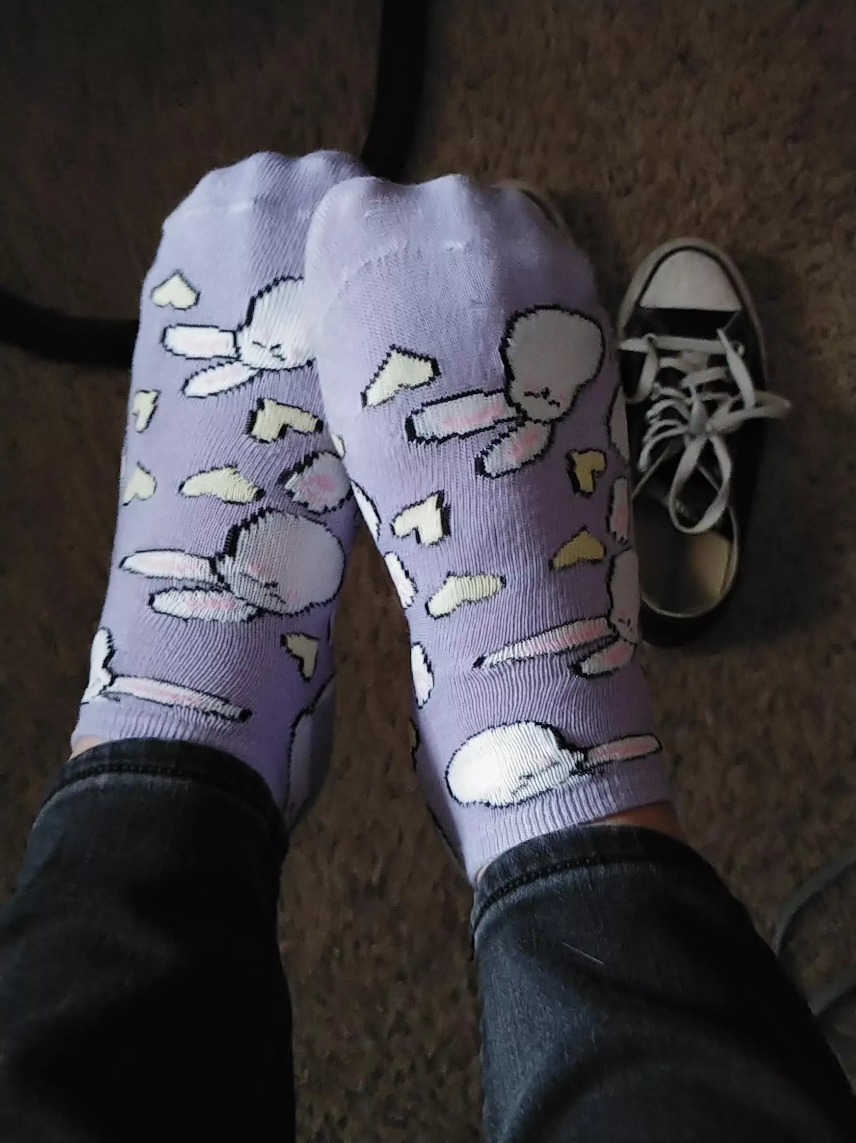 I love my Easter socks.... But who wants to buy me some Halloween socks?!??...